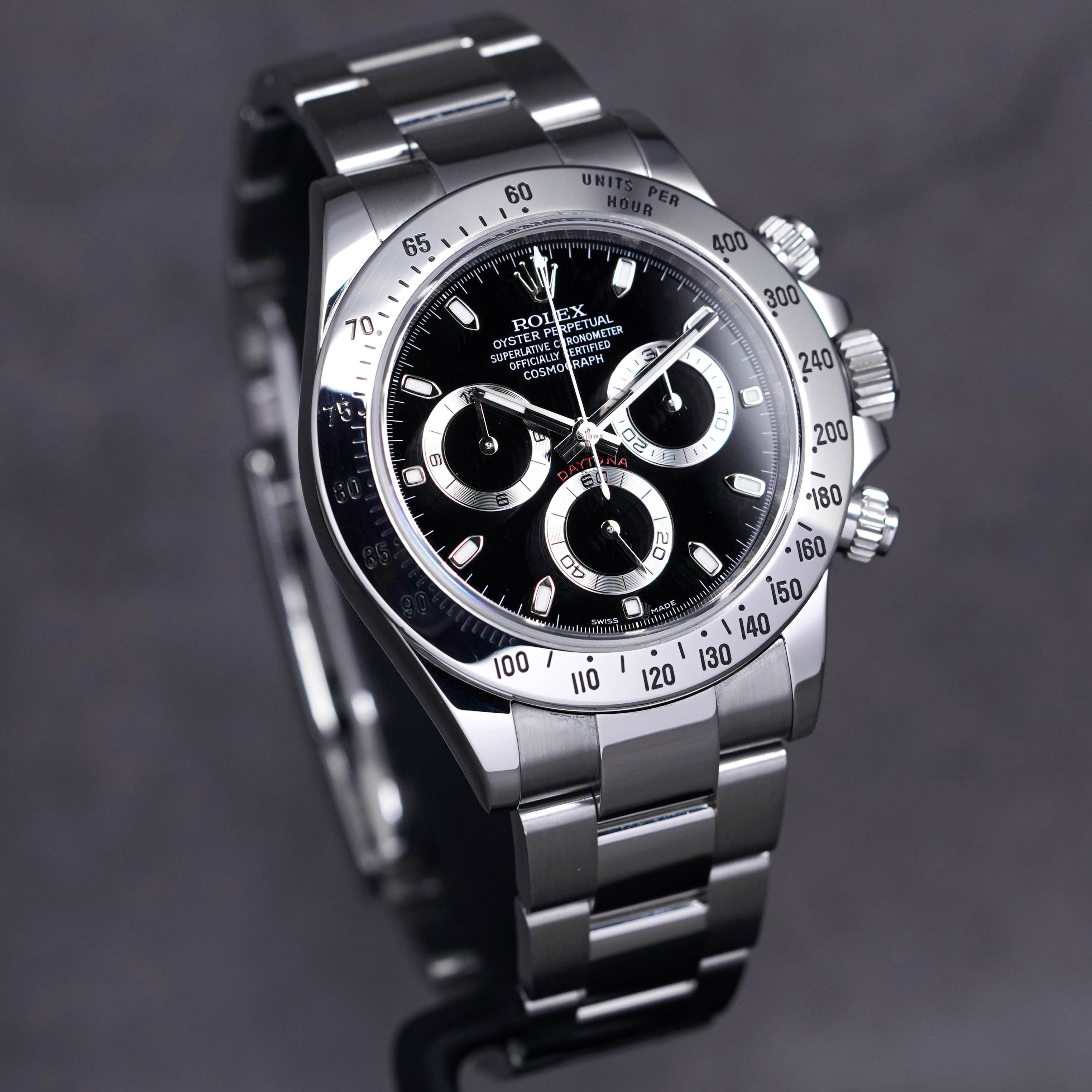 DAYTONA STEEL BLACK DIAL (2015)