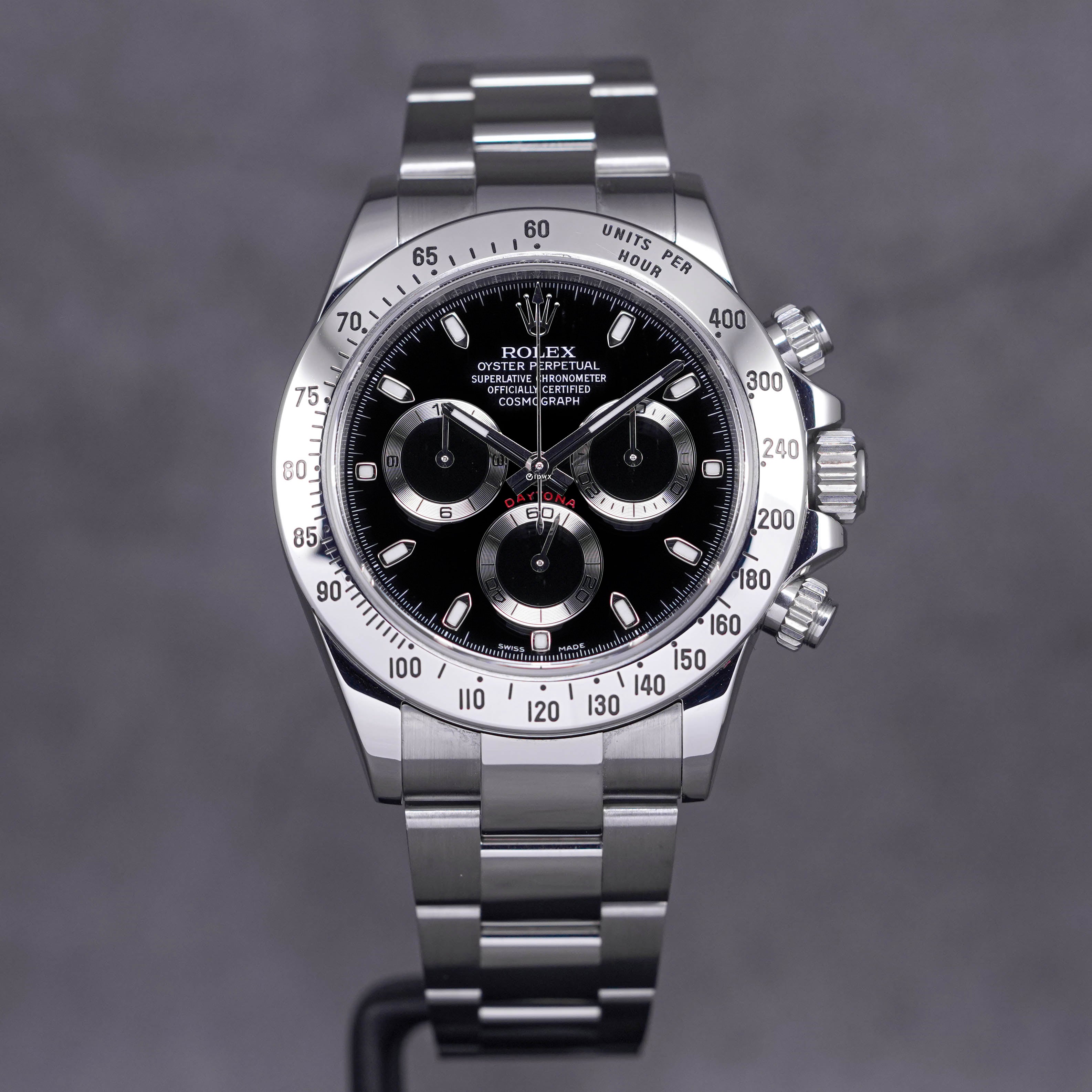 DAYTONA STEEL BLACK DIAL (2015)