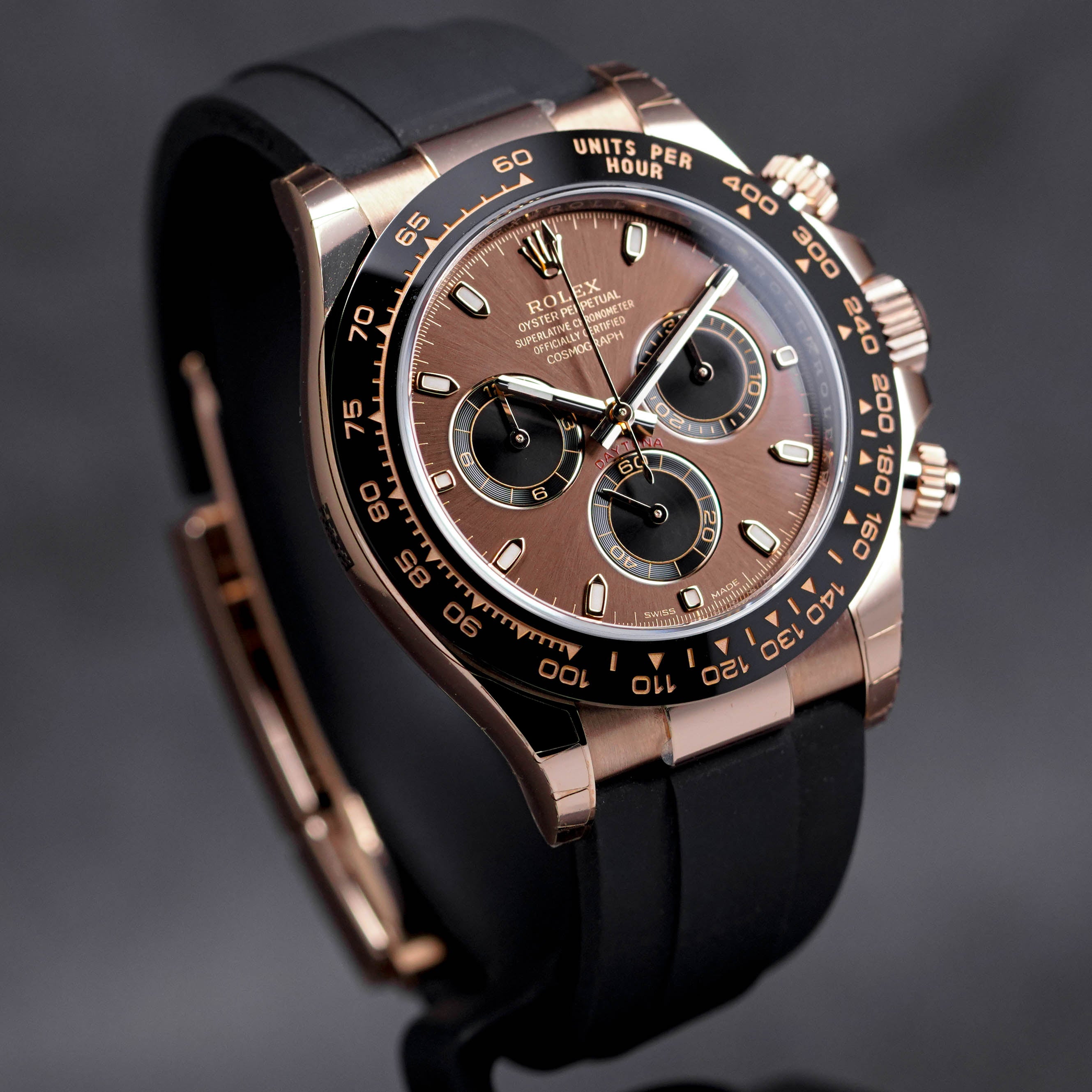 DAYTONA OYSTERFLEX ROSEGOLD CHOCO DIAL (2023)