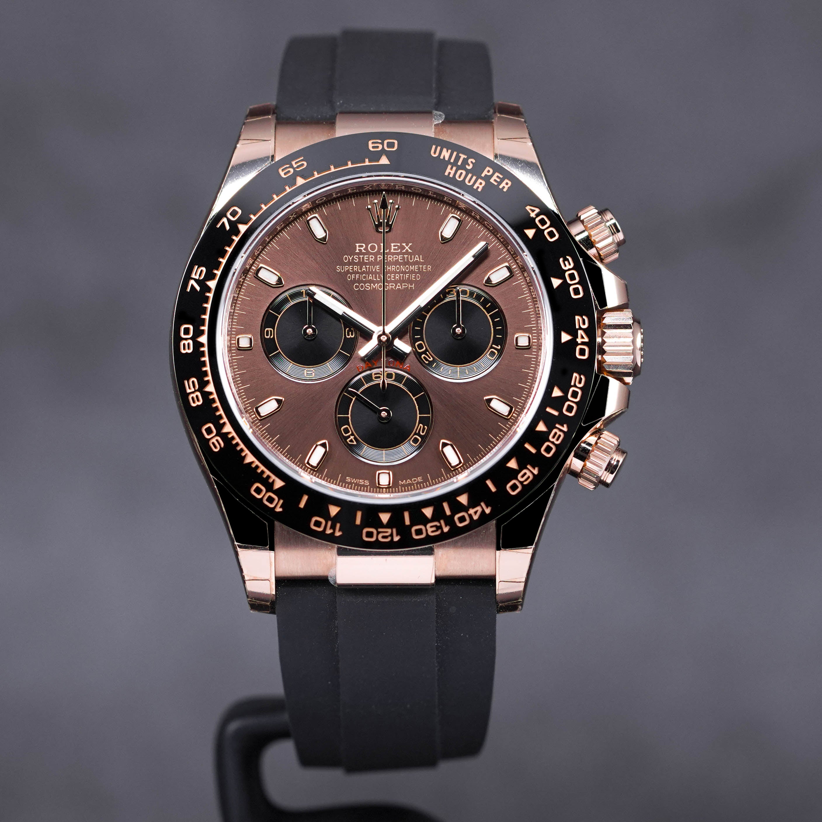 DAYTONA OYSTERFLEX ROSEGOLD CHOCO DIAL (2023)