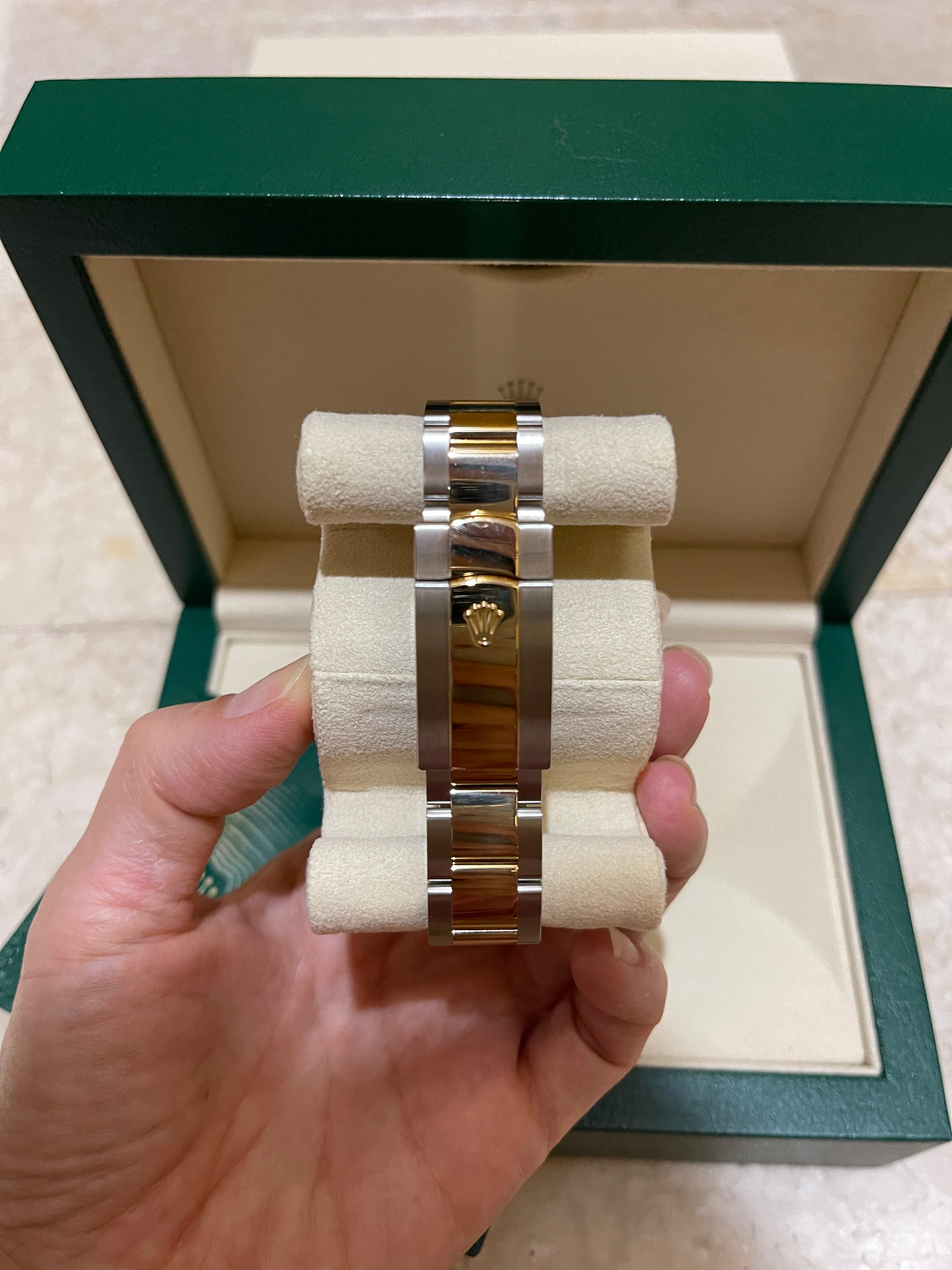 DATEJUST 41MM TWOTONE YELLOWGOLD WIMBLEDON DIAL (2022)