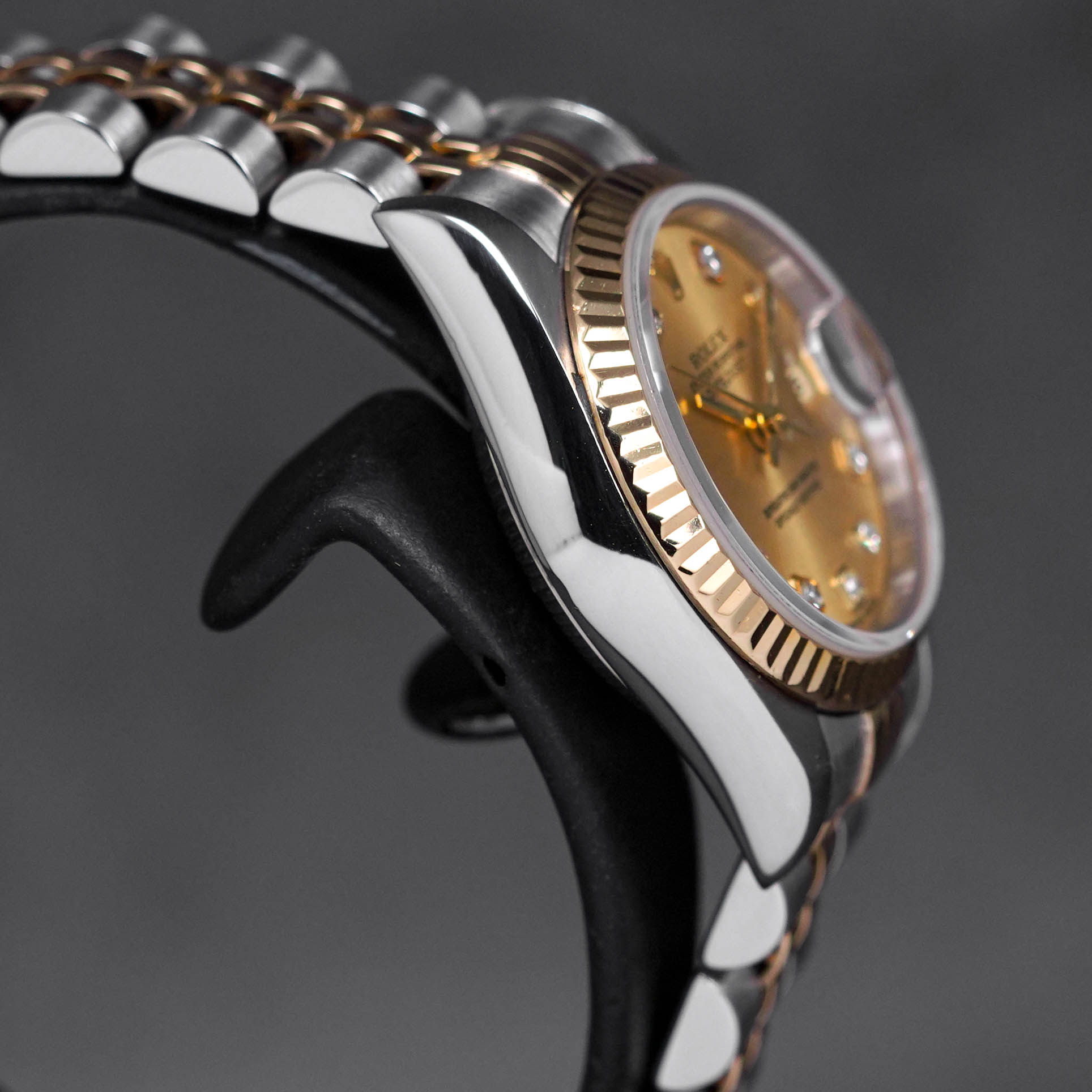 DATEJUST 26MM TWOTONE YELLOWGOLD CHAMPAGNE DIAMOND DIAL (2002)