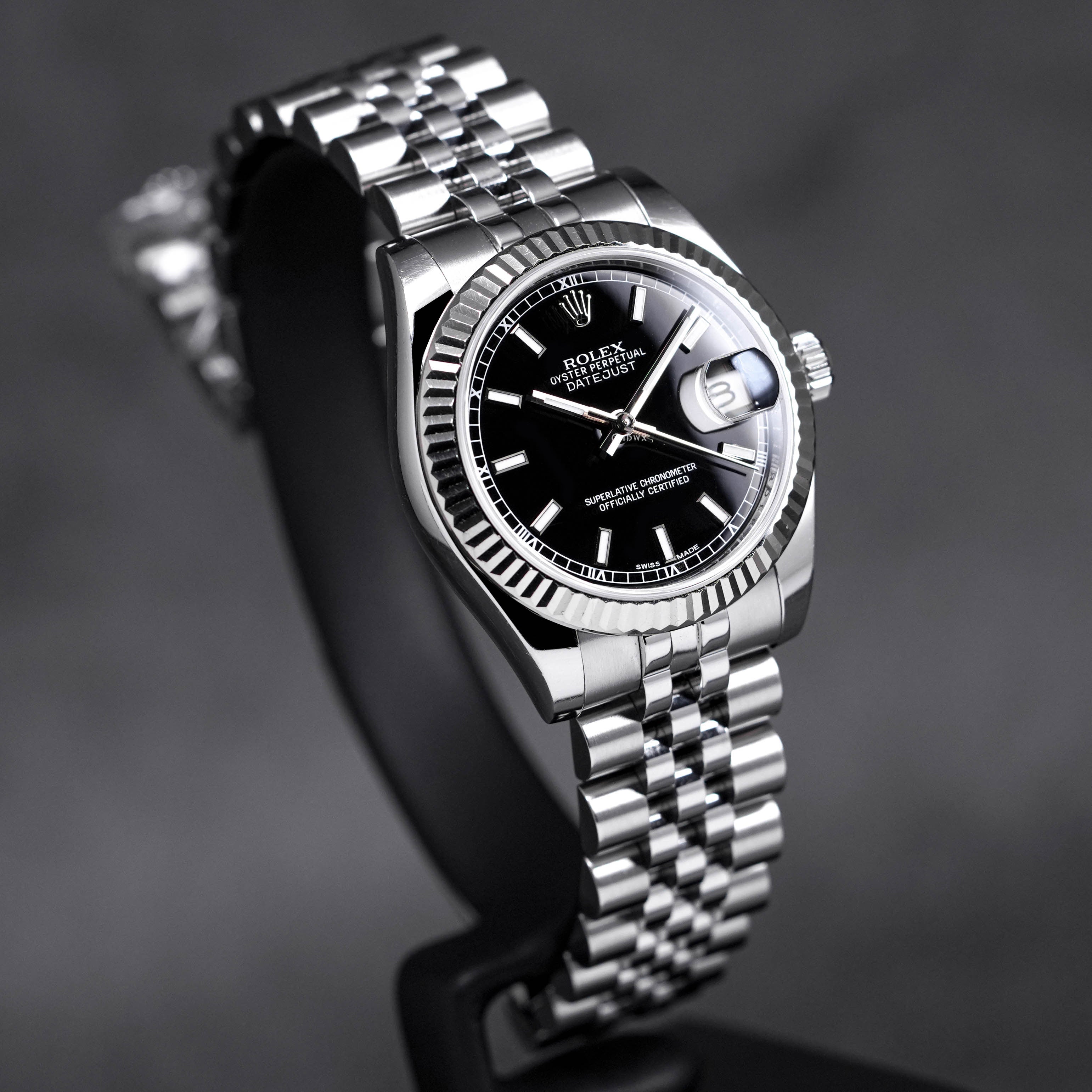 Datejust Black Indonesia