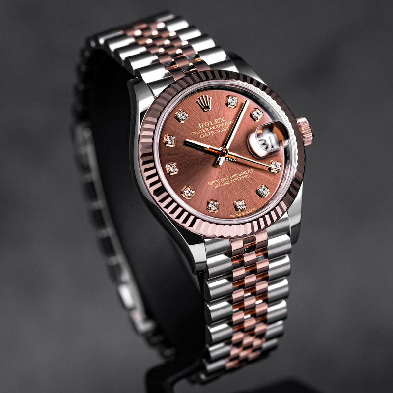 DATEJUST 31MM TWOTONE CHOCO DIAMOND DIAL (2023)