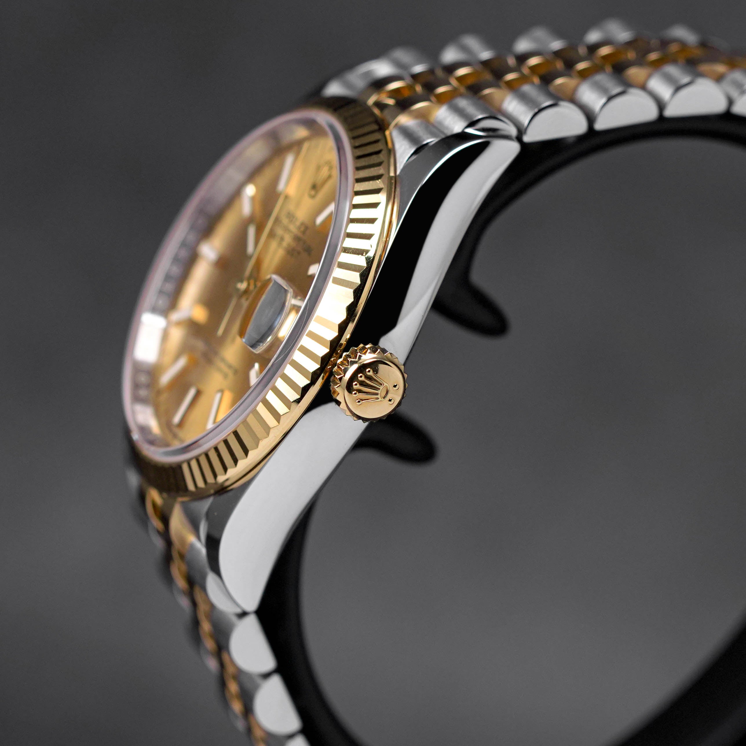 DATEJUST 36MM TWOTONE YELLOWGOLD CHAMPAGNE DIAL (2019)