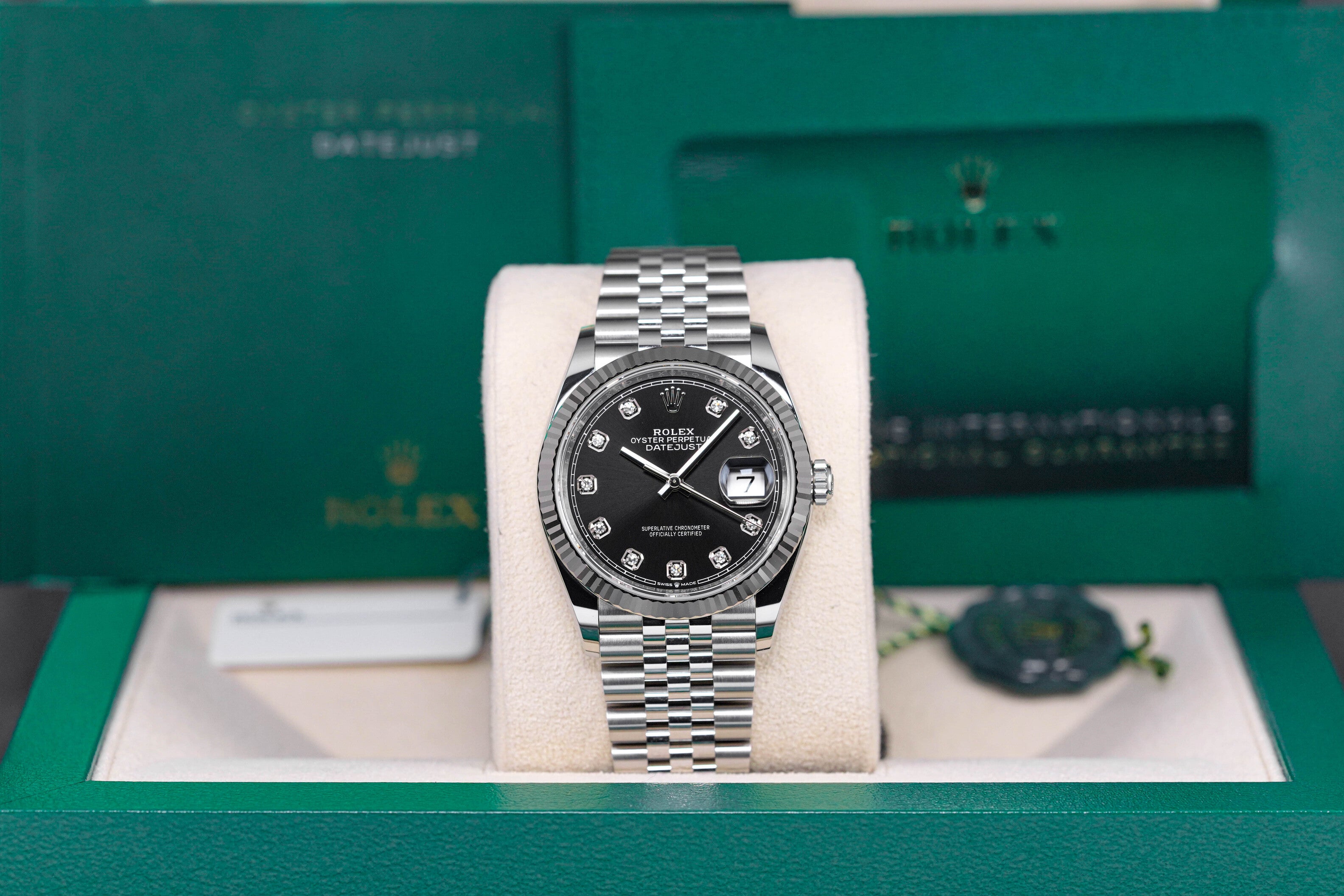 DATEJUST 36MM BLACK DIAMOND DIAL (2022)