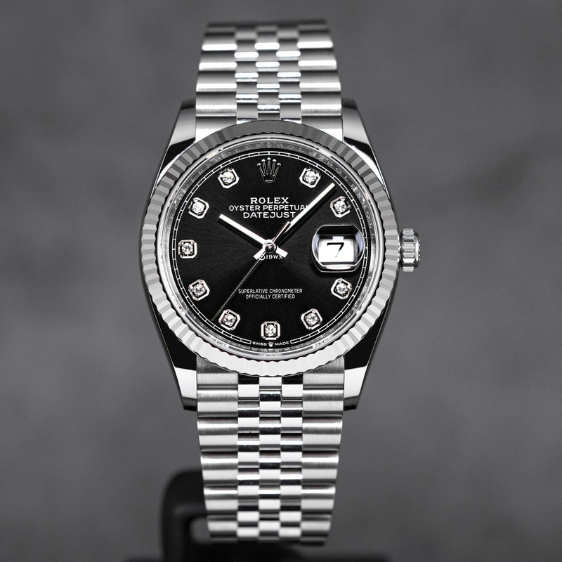 DATEJUST 36MM BLACK DIAMOND DIAL (2022)