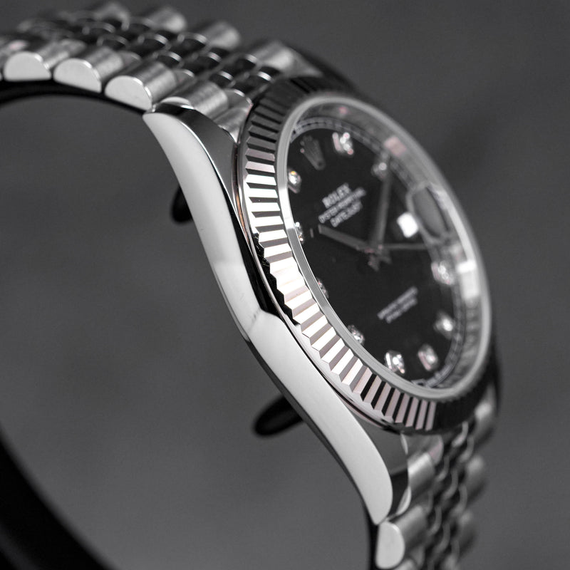 DATEJUST 41MM BLACK DIAMOND DIAL (2021)