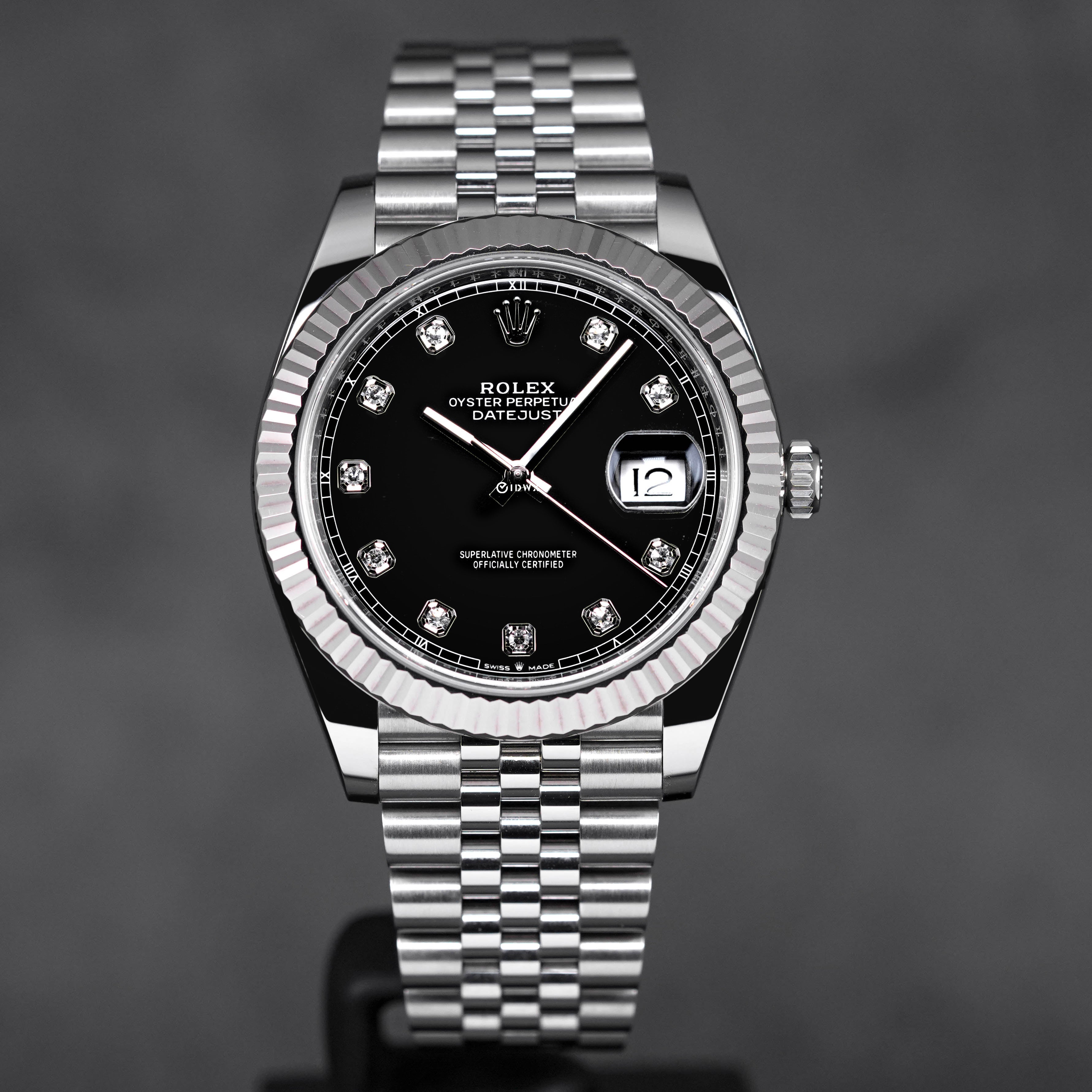 DATEJUST 41MM BLACK DIAMOND DIAL (2021)