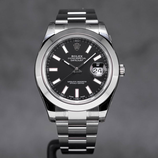 Datejust 2 hot sale black dial