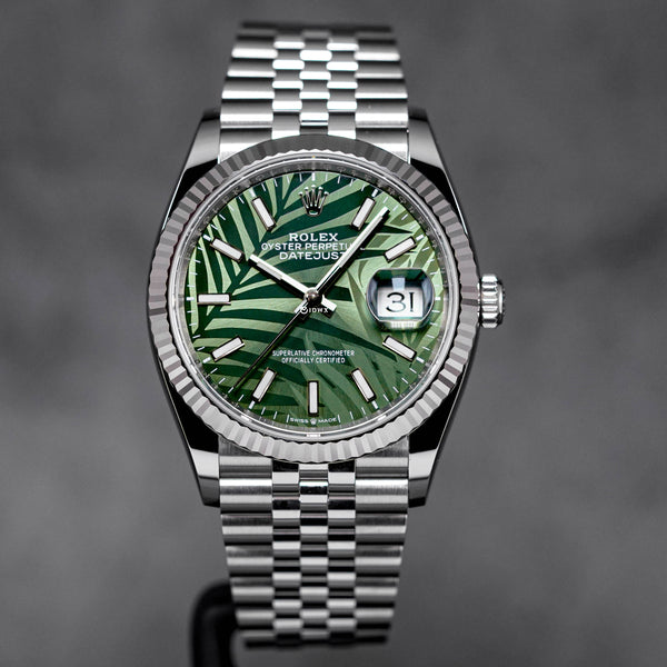 DATEJUST 36MM PALM GREEN DIAL (2023)