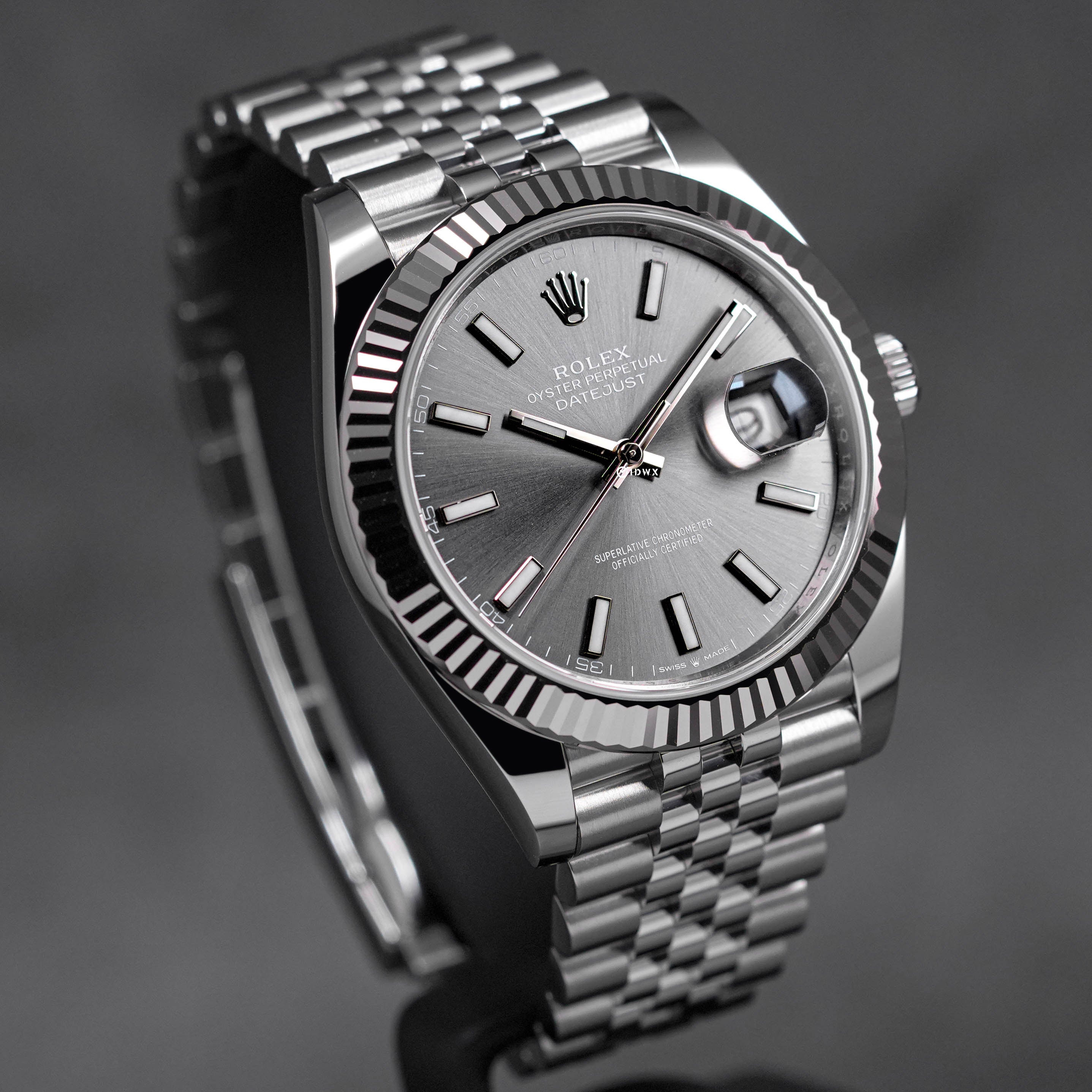 DATEJUST 41MM RHODIUM DIAL (2023)