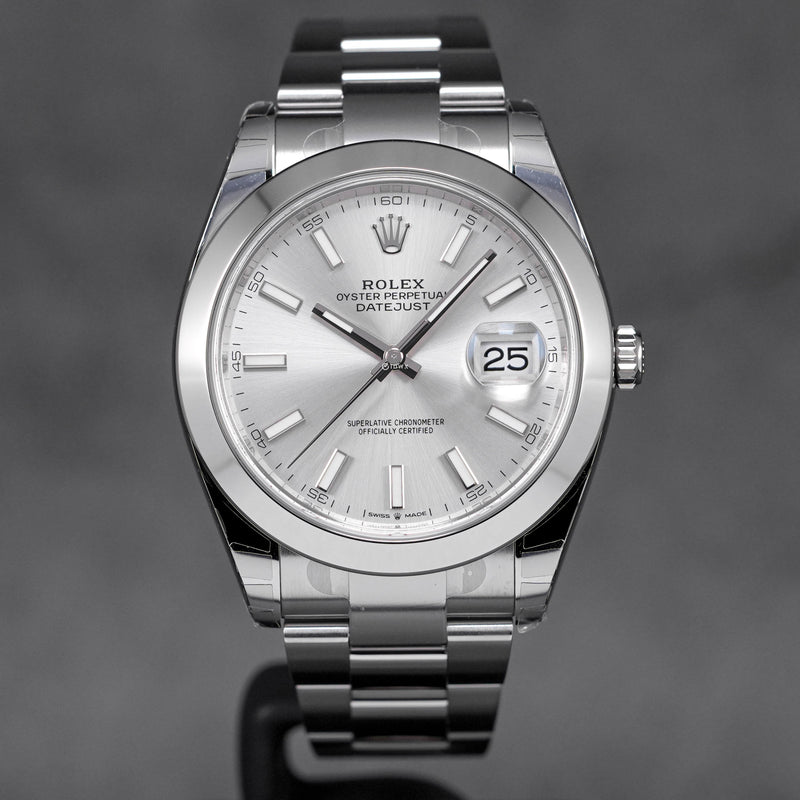 DATEJUST 41MM SILVER DIAL (2023)