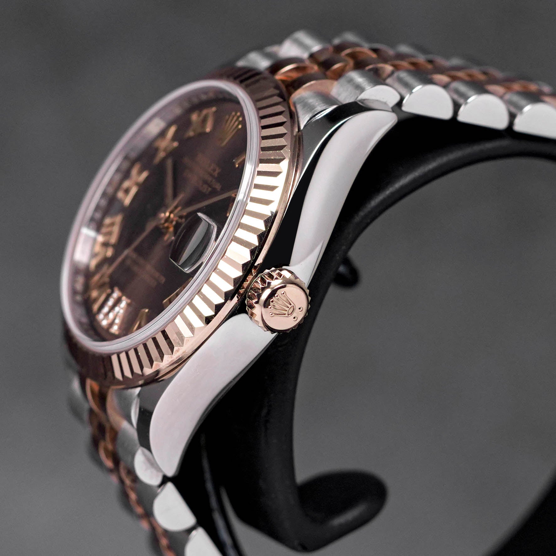 DATEJUST 31MM CHOCO ROMAN DIAL DIAMOND ON VI (2019)