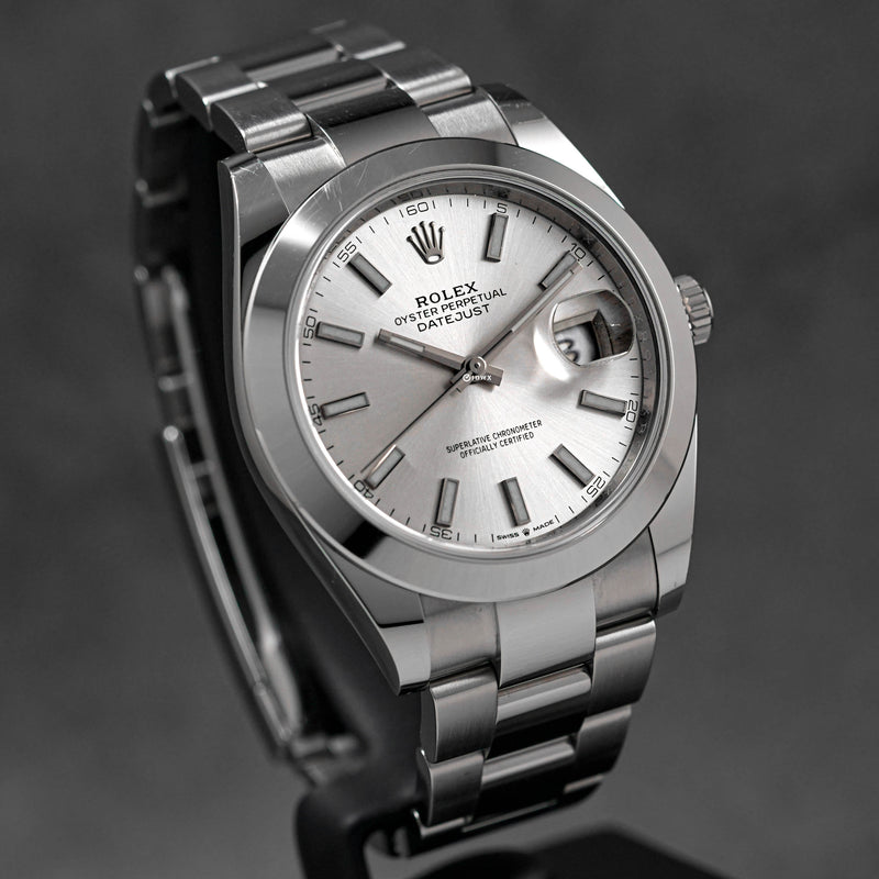 DATEJUST 41MM SILVER DIAL (2019)