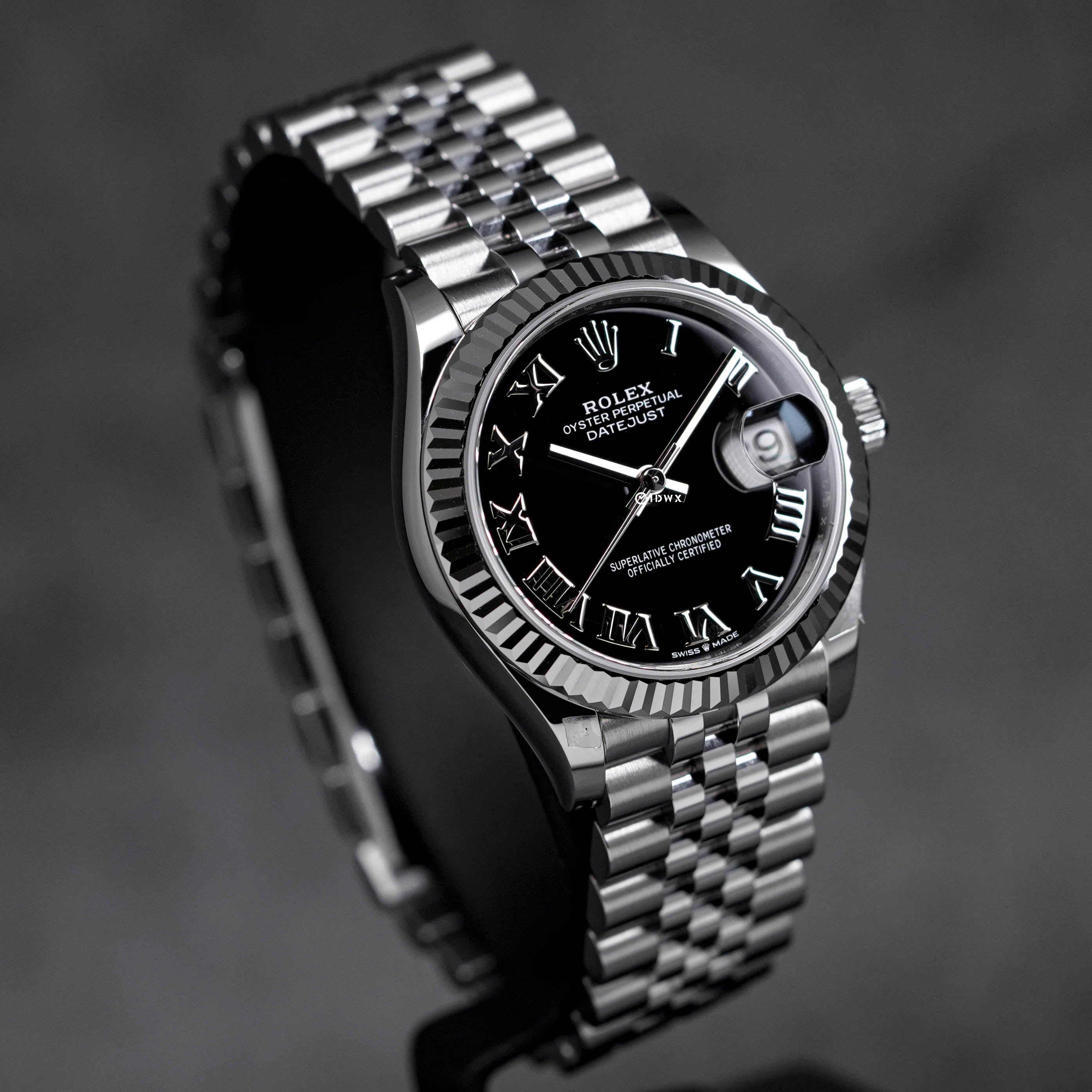 DATEJUST 31MM BLACK ROMAN DIAL (2026)