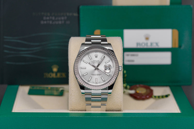 DATEJUST II SILVER DIAL (2015)