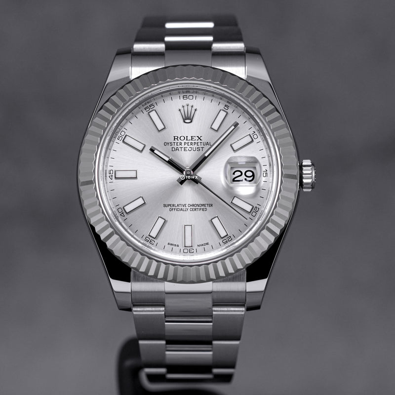 DATEJUST II SILVER DIAL (2015)