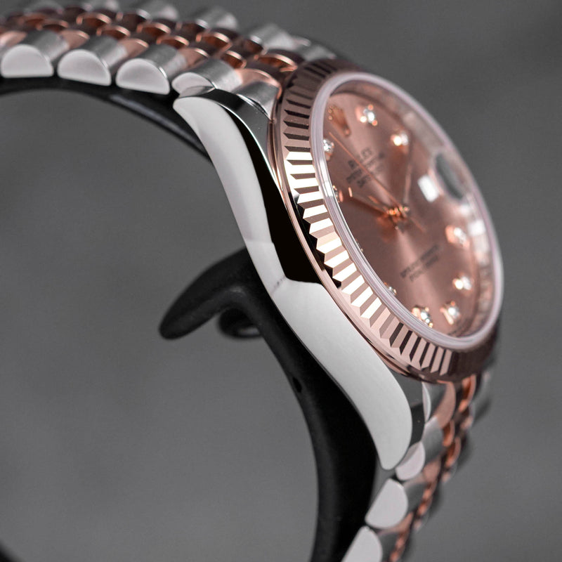 DATEJUST 31MM TWOTONE ROSEGOLD PINK DIAMOND DIAL (2023)
