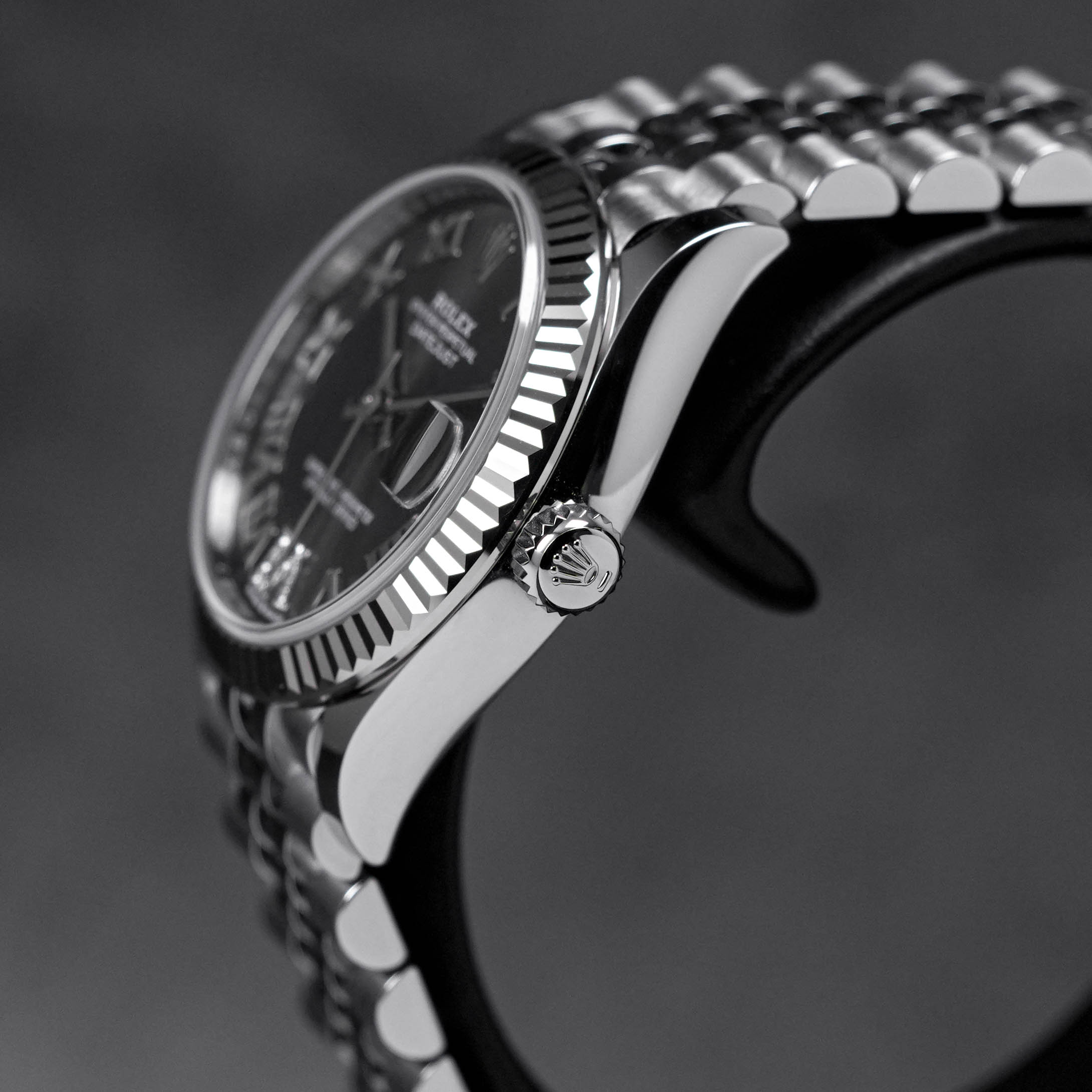 DATEJUST 31MM RHODIUM ROMAN DIAL DIAMOND ON VI (2023)