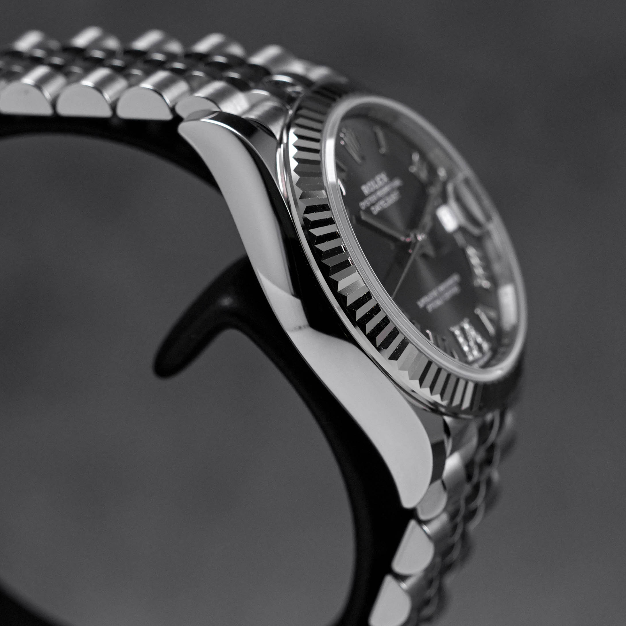 DATEJUST 31MM RHODIUM ROMAN DIAL DIAMOND ON VI (2023)