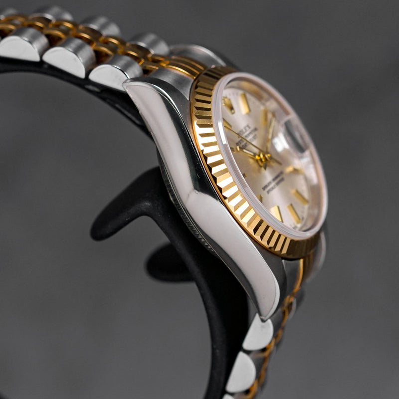 DATEJUST 26MM TWOTONE YELLOWGOLD SILVER DIAL (2004)