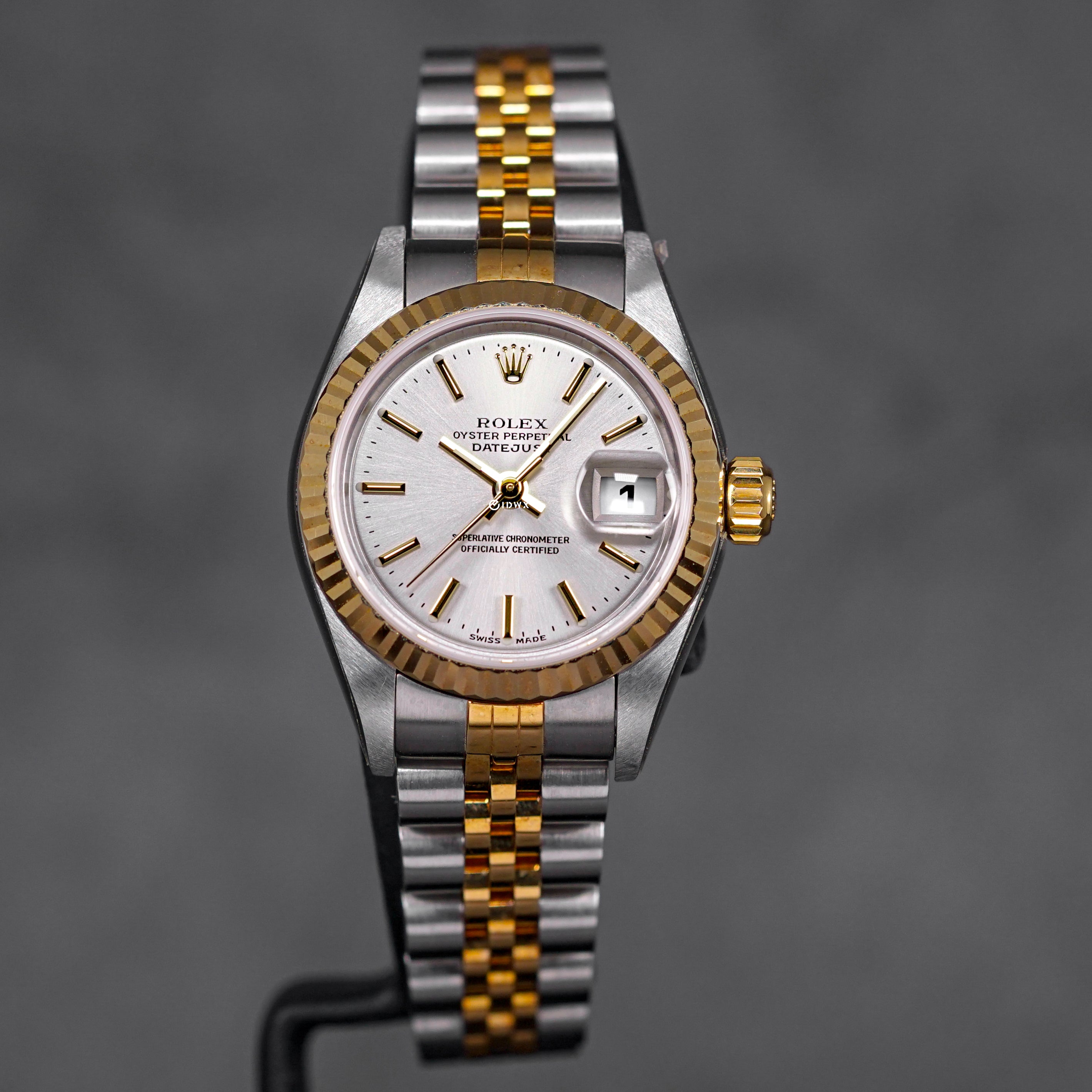 DATEJUST 26MM TWOTONE YELLOWGOLD SILVER DIAL (2004)