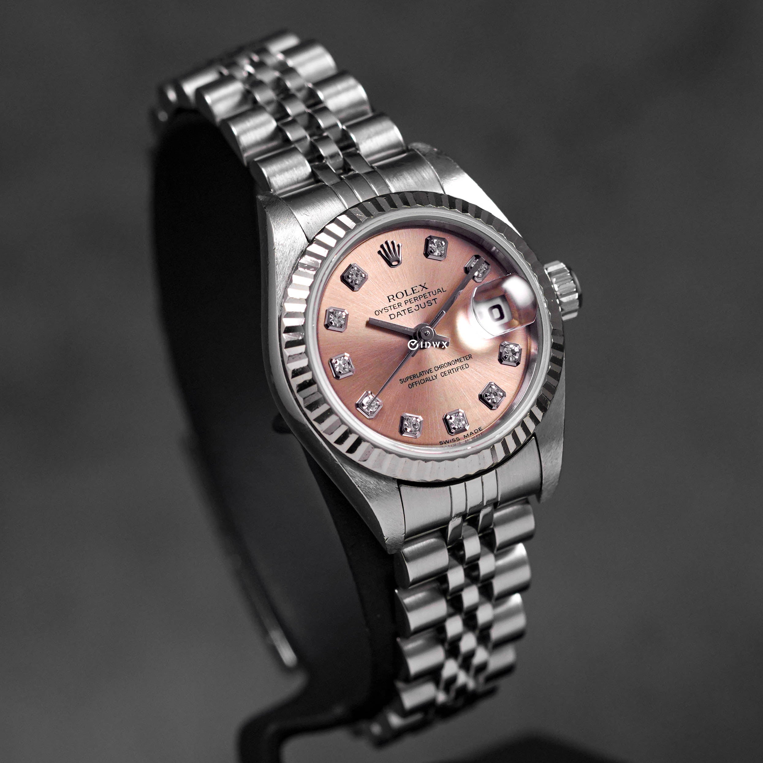 DATEJUST 26MM SALMON DIAMOND DIAL (2005)