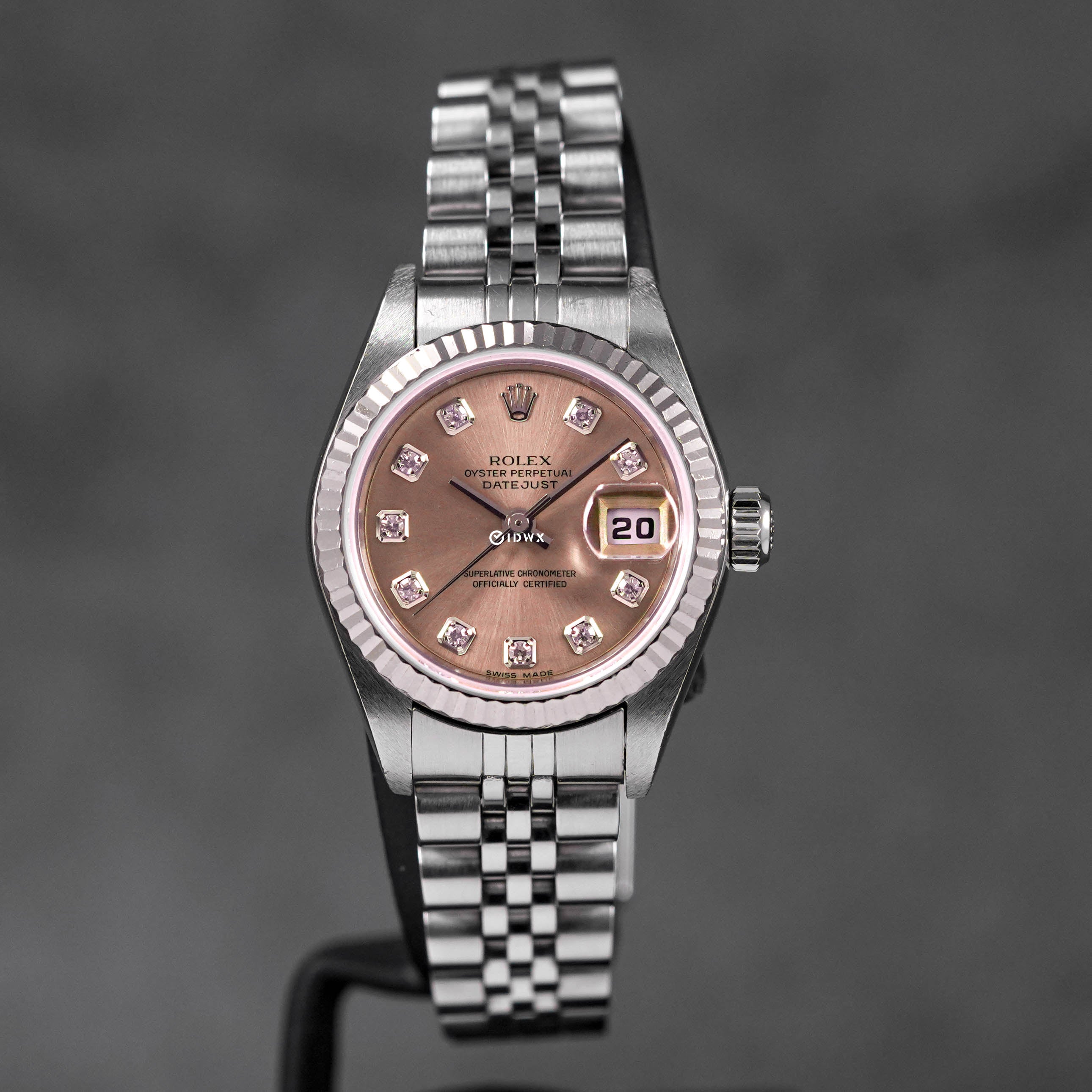 DATEJUST 26MM SALMON DIAMOND DIAL (2005)