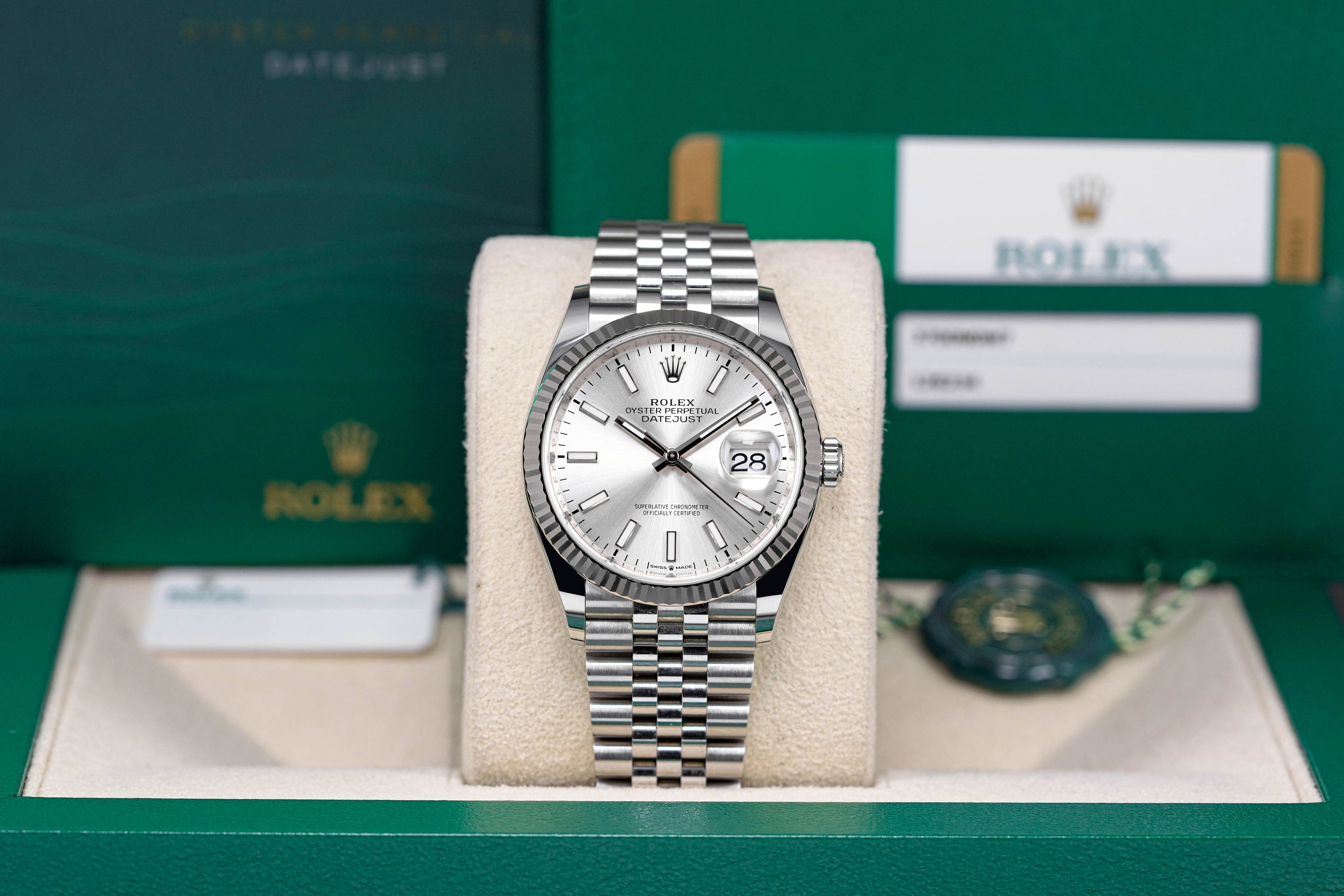 DATEJUST 36MM SILVER DIAL (2019)