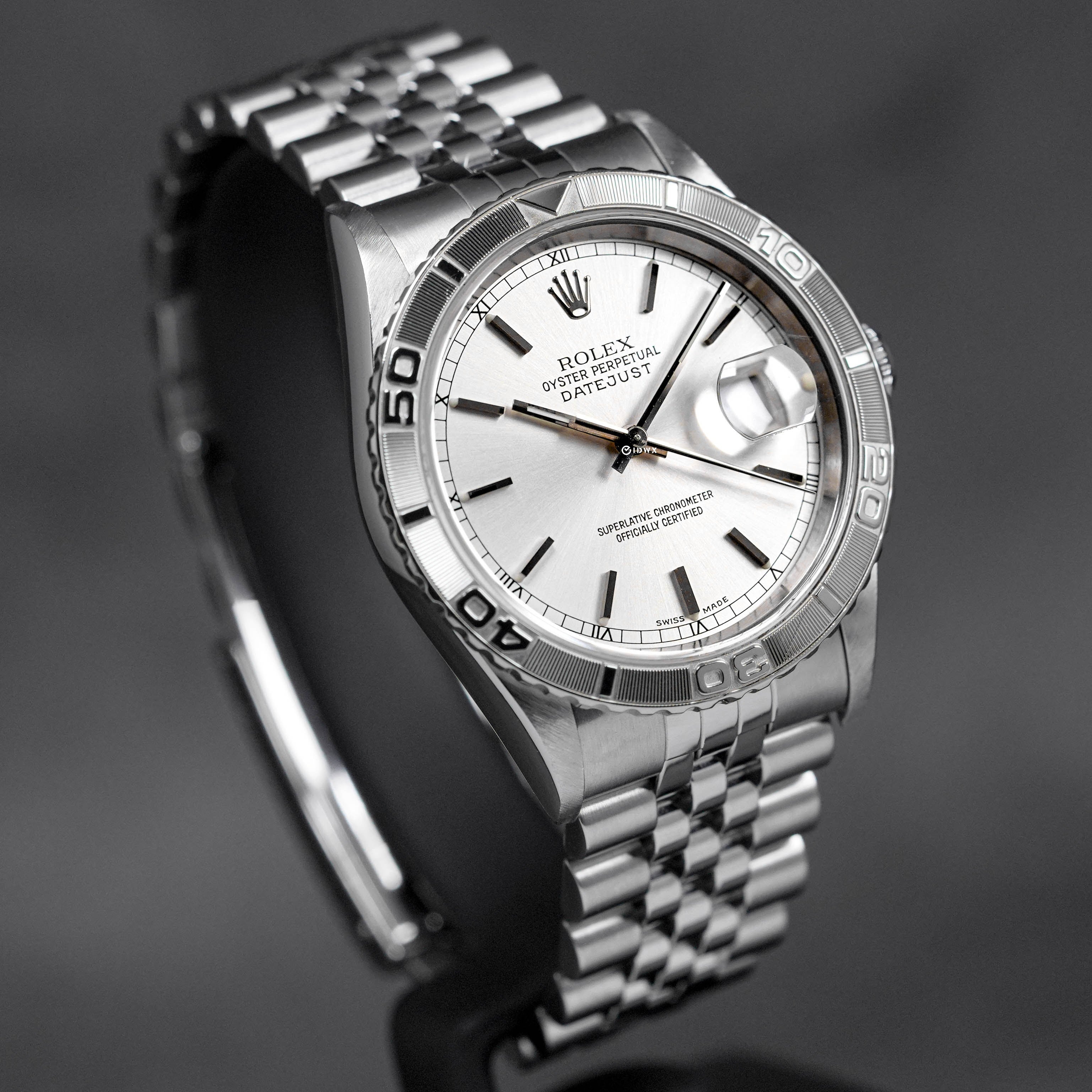 DATEJUST 36MM TURN-O-GRAPH SILVER DIAL (2001)