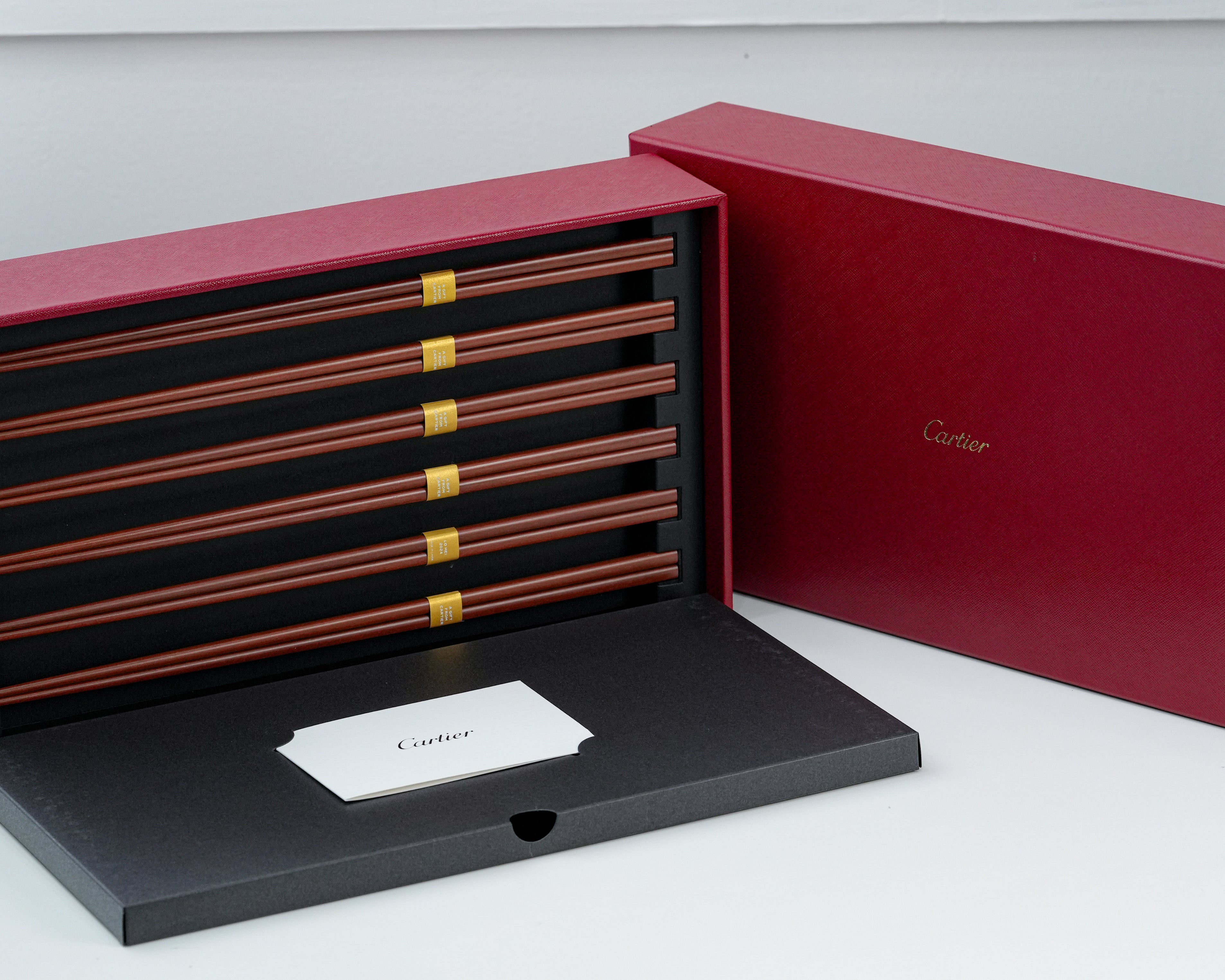 CHOPSTICKS WITH HASHIOKI WHITE DRAGON 6 PCS