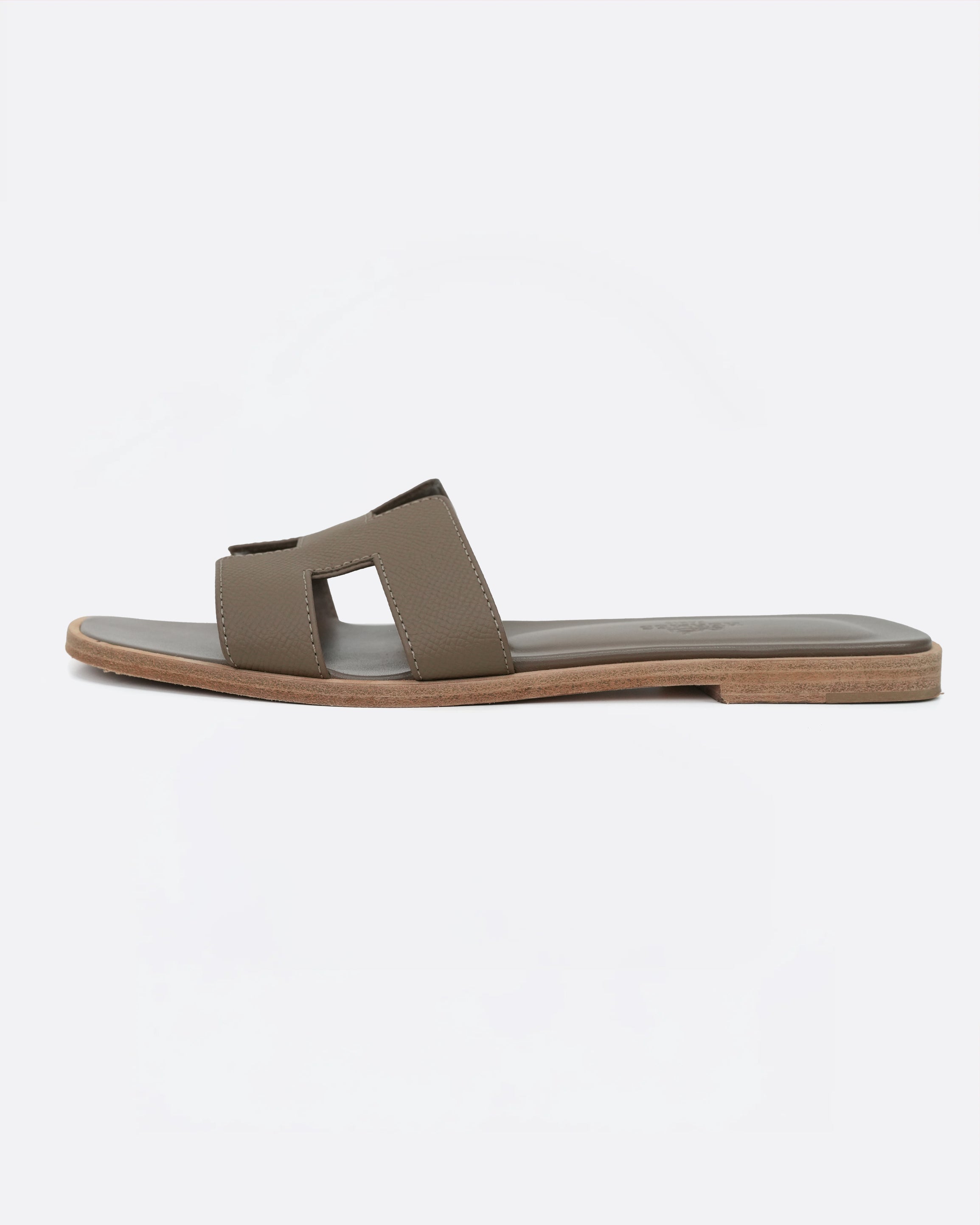 ORAN LEATHER SANDALS SIZE 37 LADIES BROWN