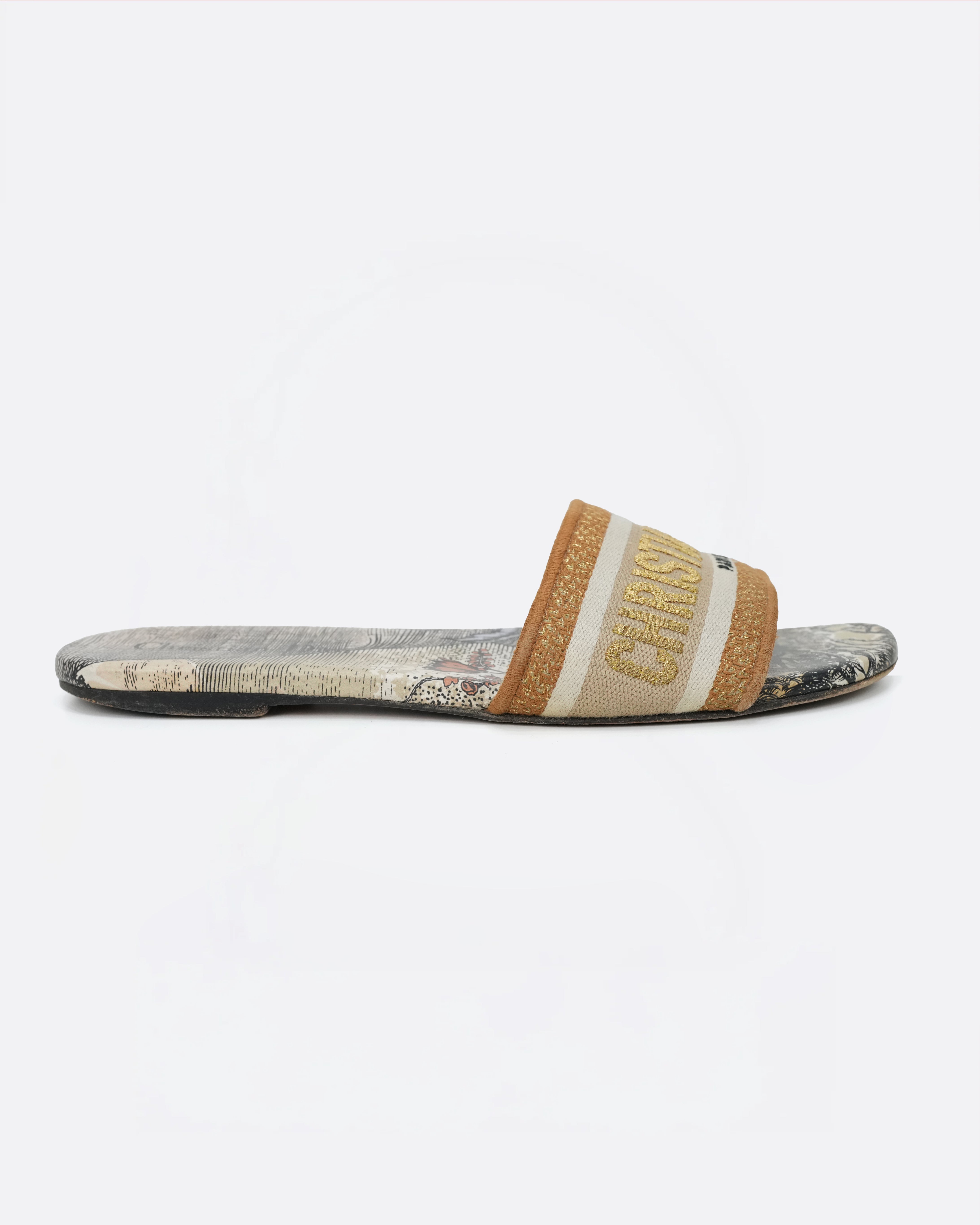 SANDALS SIZE 37 LADIES MULTICOLOR