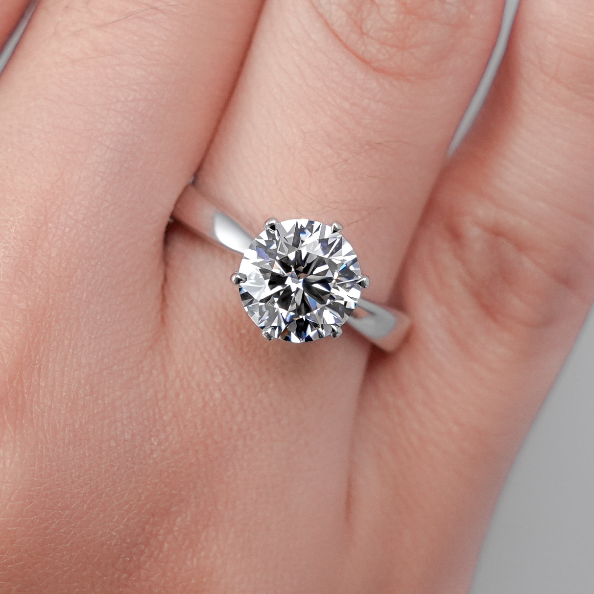 Round Solitaire Ring