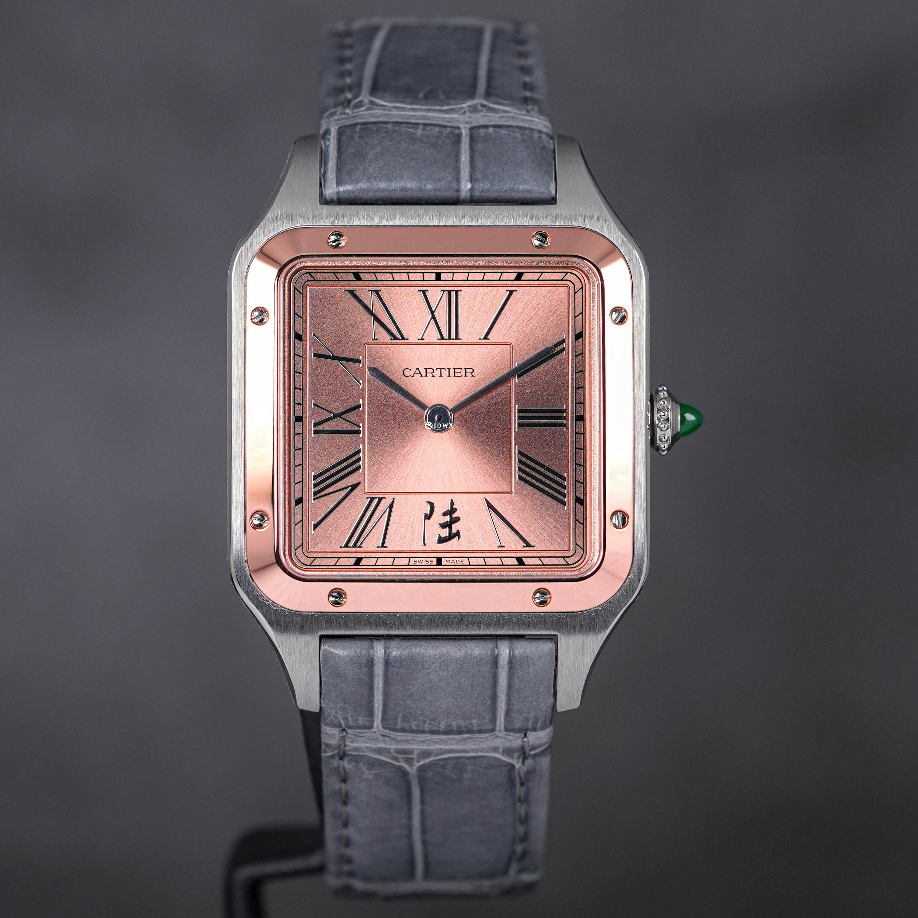 SANTOS DUMONT L TWOTONE ROSEGOLD SALMON DIAL CHINA SPECIAL EDITION 2023