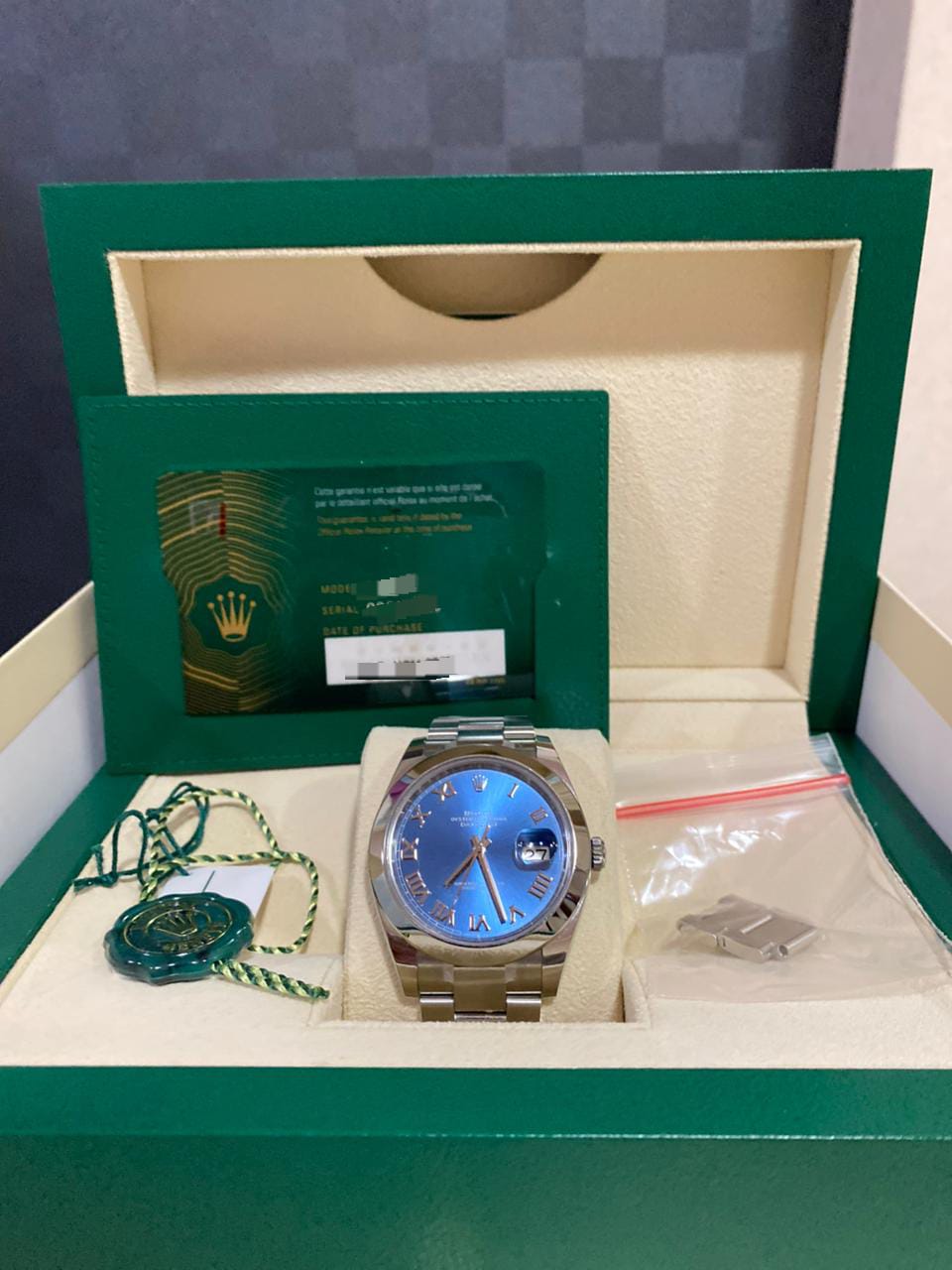 DATEJUST 41MM BLUE AZZURO ROMAN DIAL (2022)