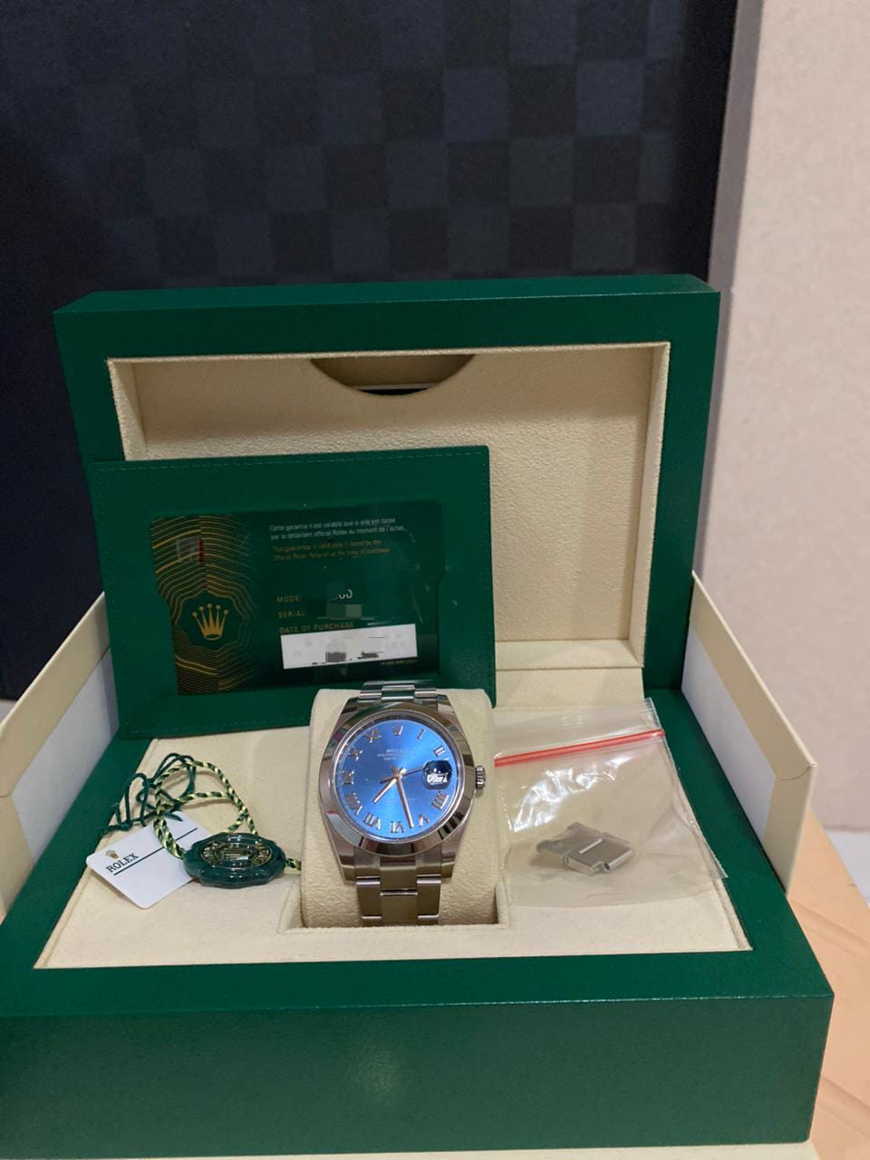 DATEJUST 41MM BLUE AZZURO ROMAN DIAL (2022)