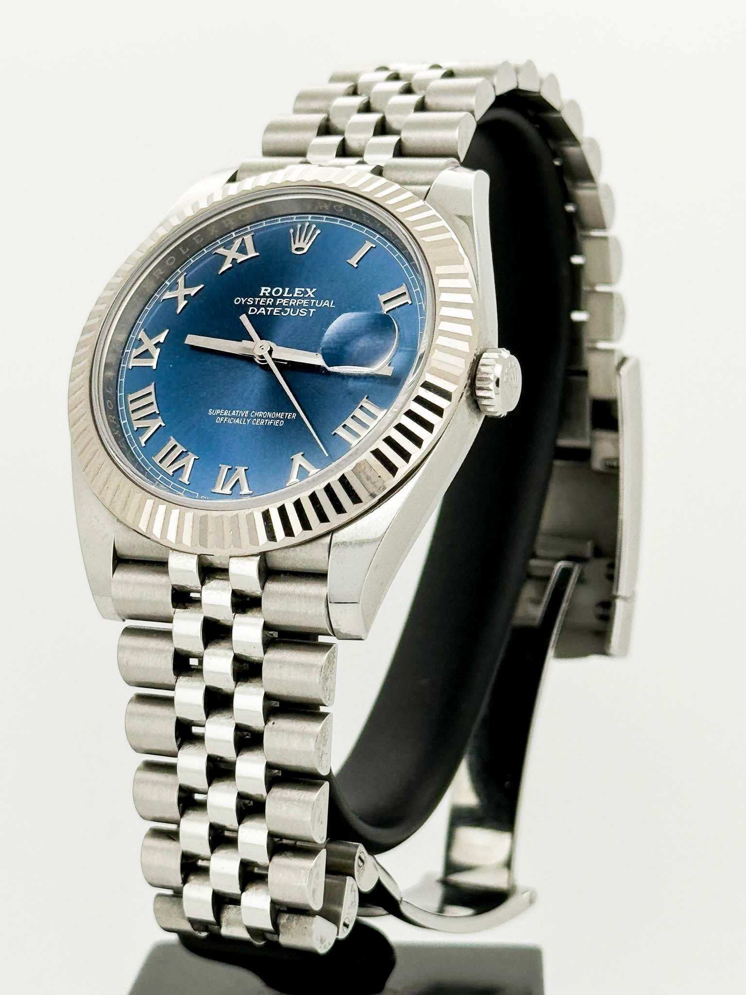 DATEJUST 41MM BLUE AZZURRO ROMAN DIAL (2022)