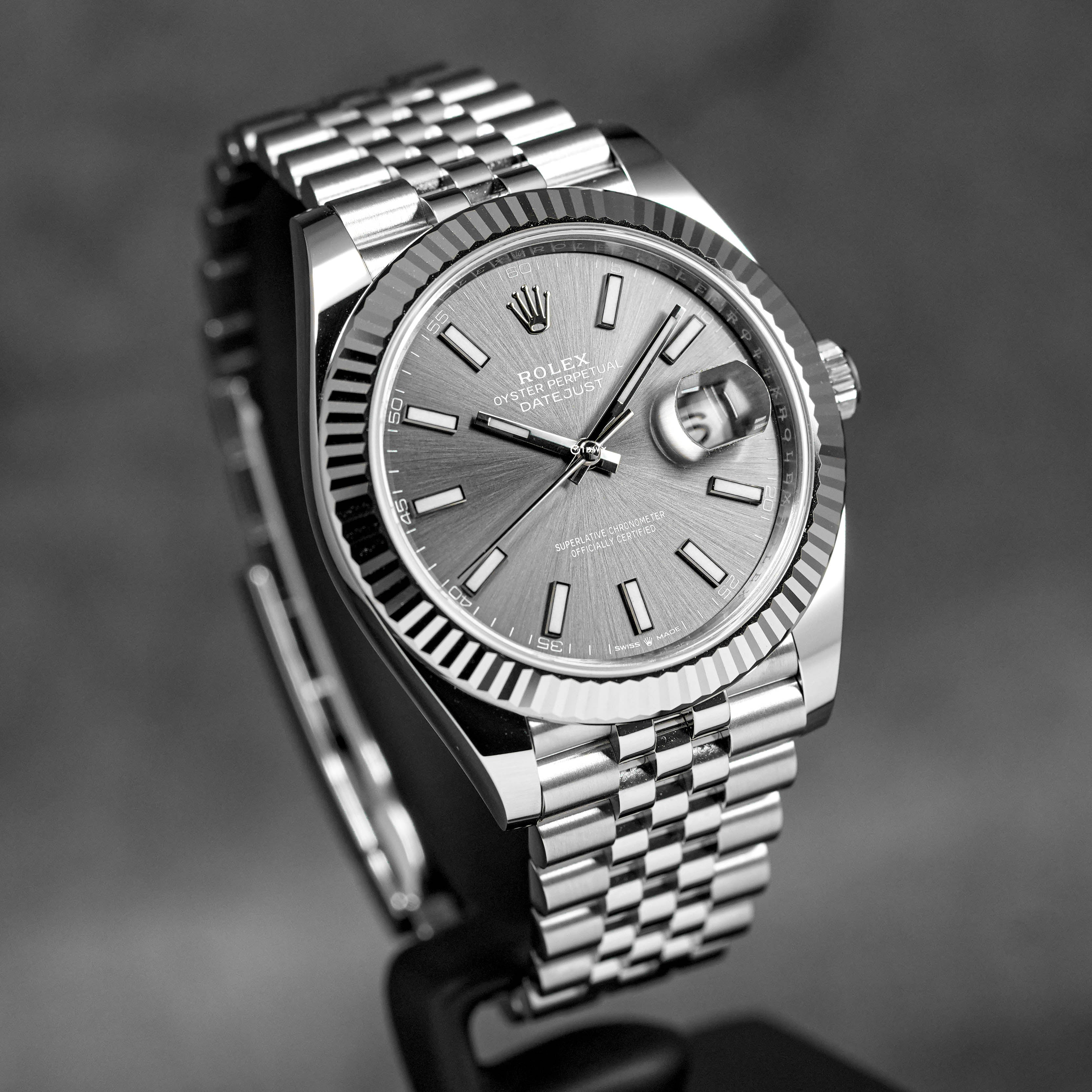 ROLEX DATEJUST 41MM RHODIUM DIAL 2024 IDWX