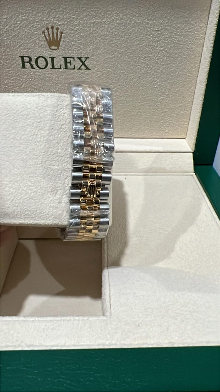 DATEJUST 31MM TWOTONE YELLOWGOLD DARK GREY ROMAN DIAL DIAMOND VI (2023)