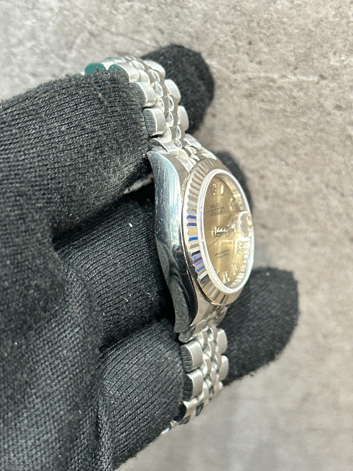 DATEJUST 28MM PINK ROMAN DIAL FLUTED JUBILEE (2019)