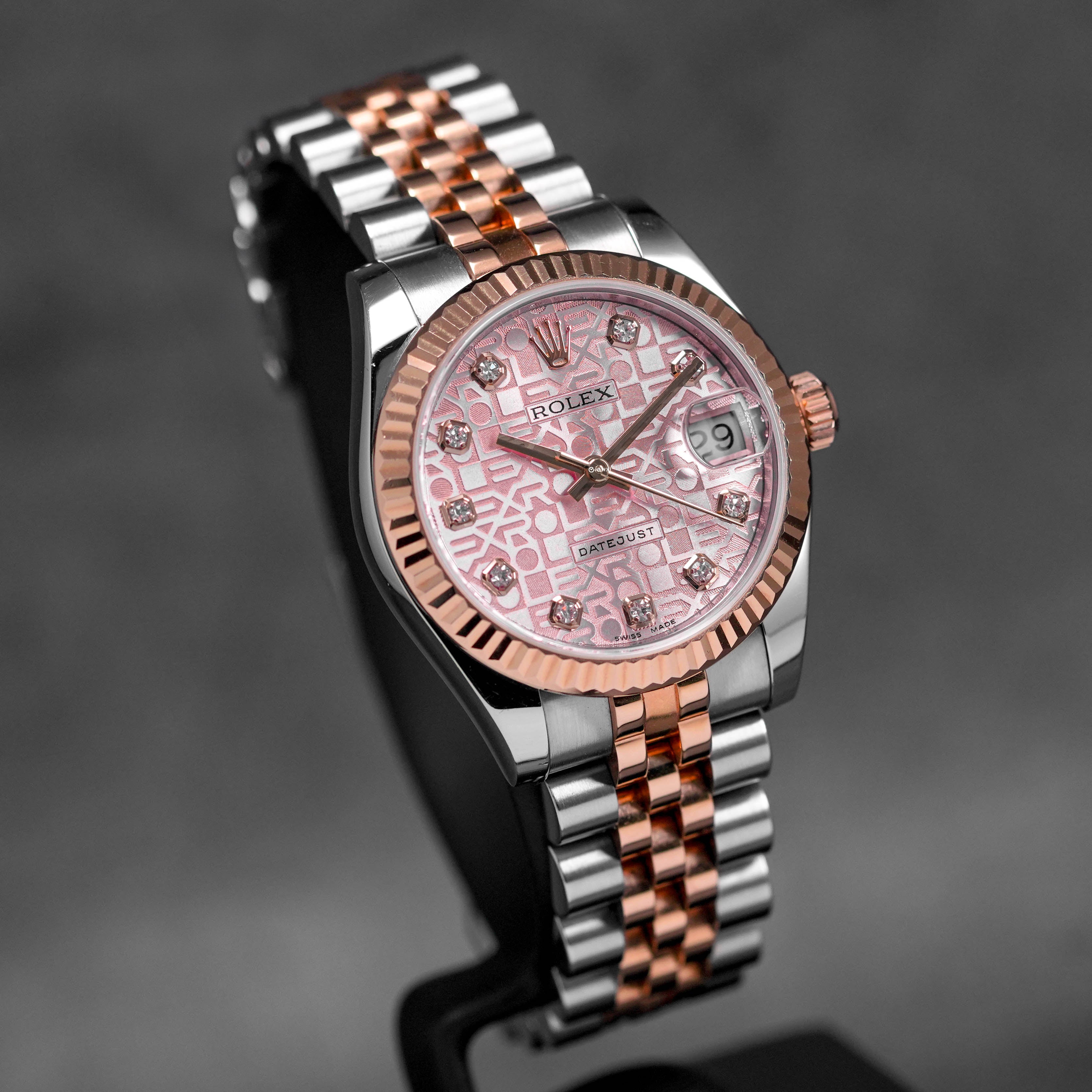 Datejust Rosegold Pink Indonesia