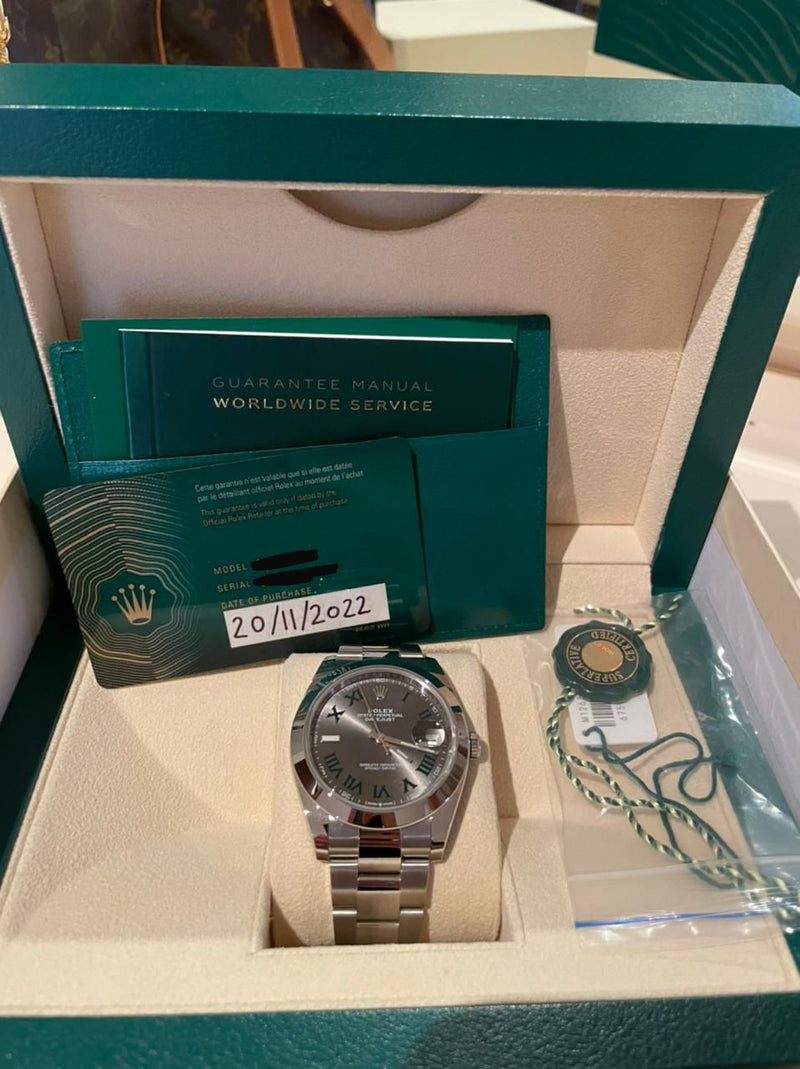 DATEJUST 41MM WIMBLEDON DIAL (2022)