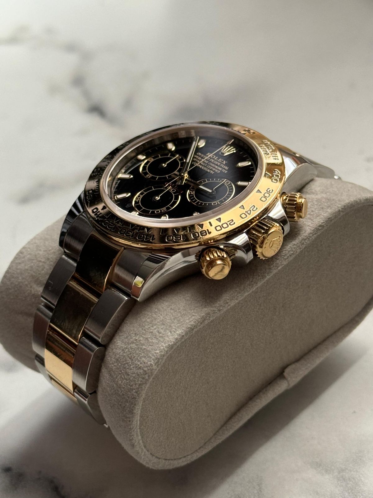 DAYTONA TWOTONE YELLOWGOLD BLACK DIAL (WATCH ONLY)