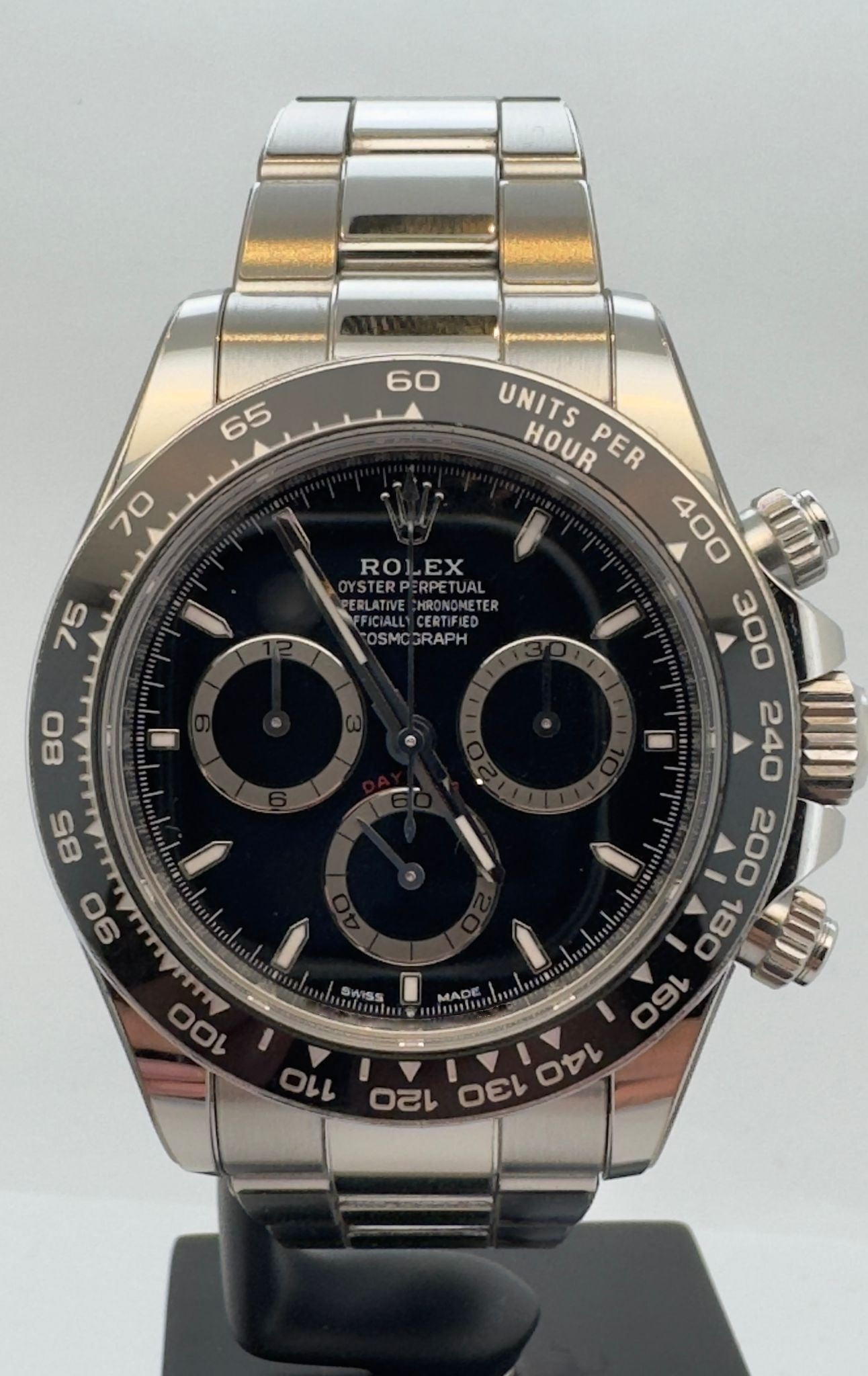 DAYTONA BLACK DIAL CERAMIC RING BEZEL (2024)