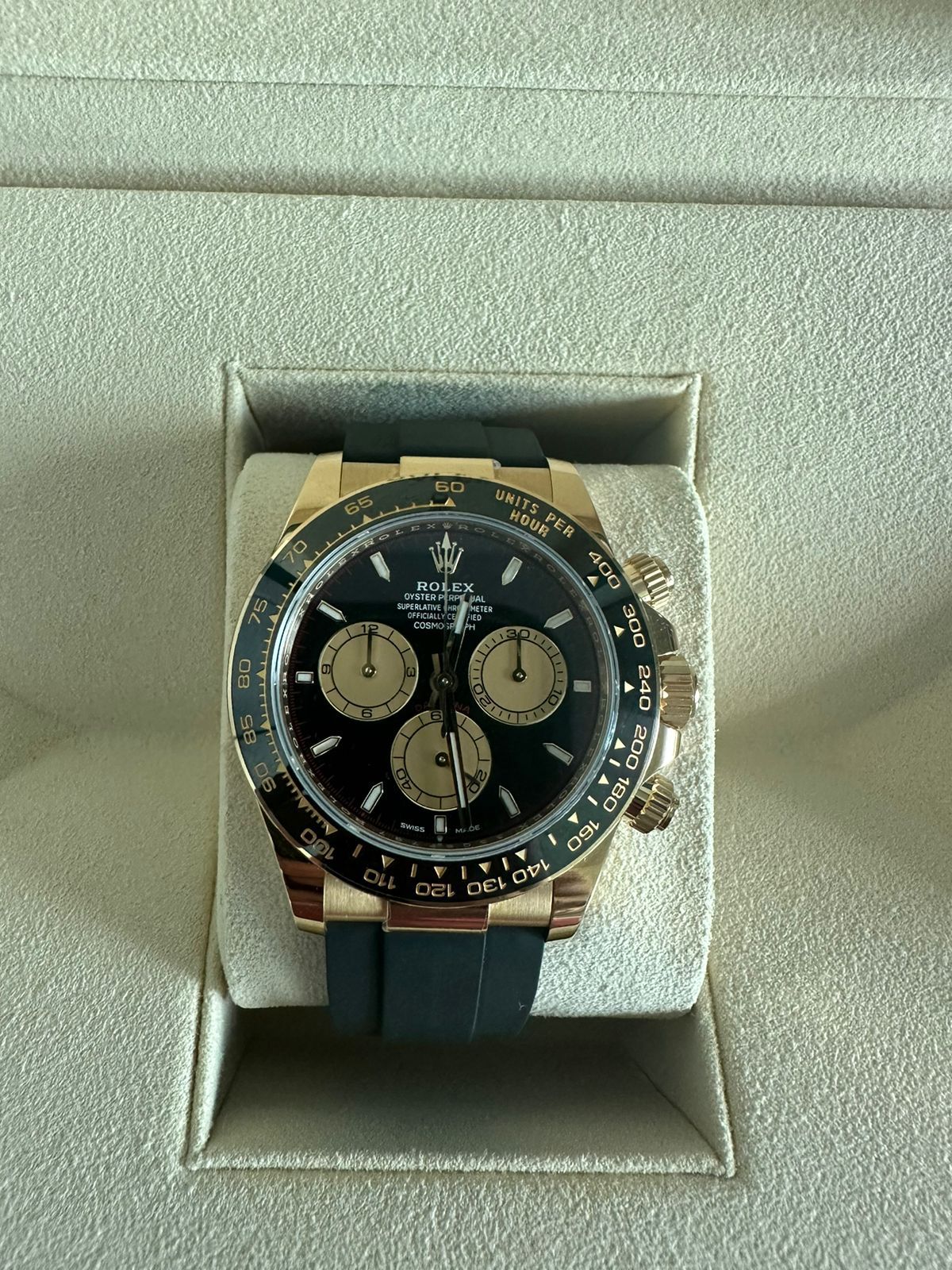 DAYTONA OYSTERFLEX YELLOWGOLD 'PAUL NEWMAN' RING BEZEL (2024)