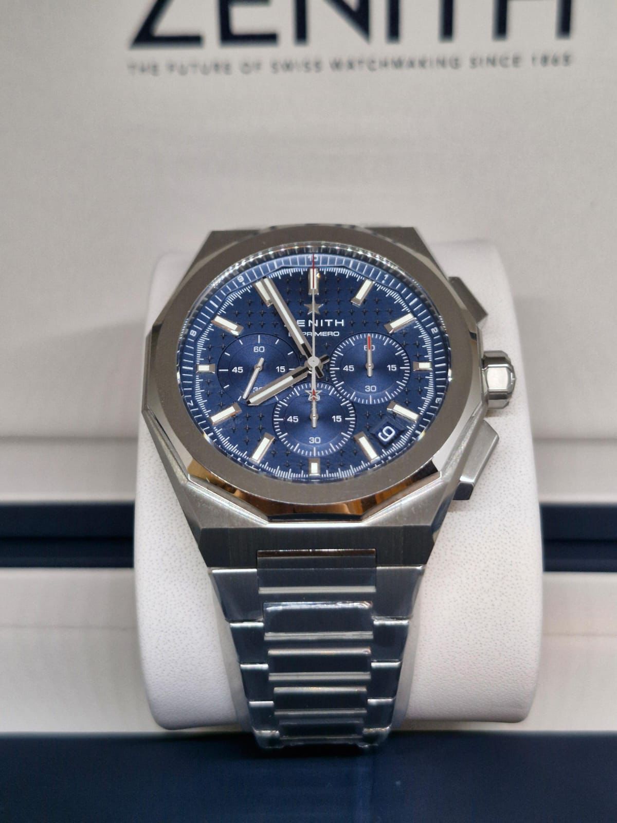 DEFY SKYLINE CHRONOGRAPH 42MM STEEL BLUE DIAL (2024)