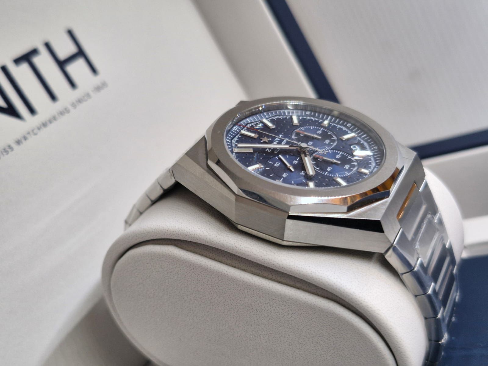 DEFY SKYLINE CHRONOGRAPH 42MM STEEL BLUE DIAL (2024)