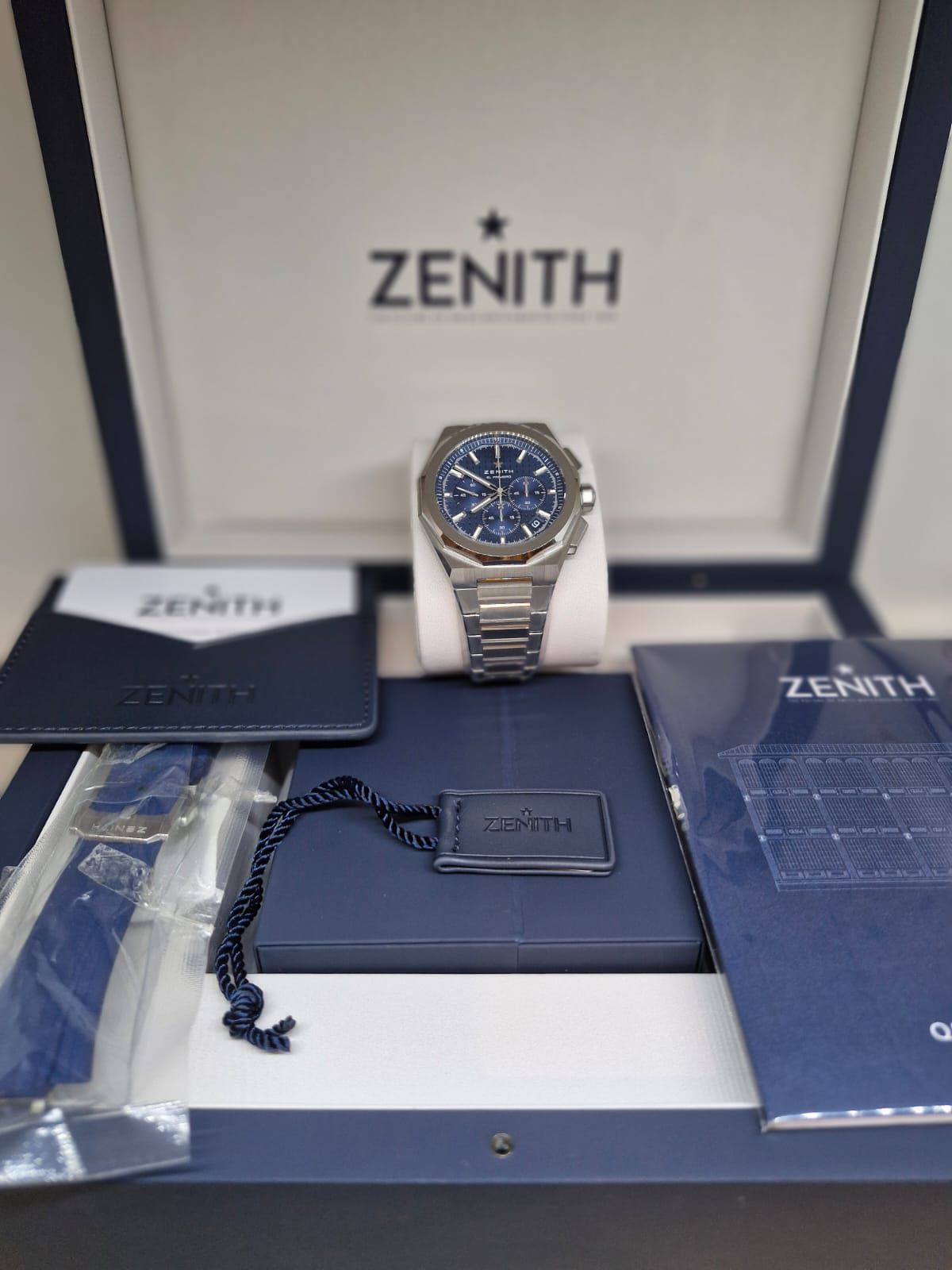 DEFY SKYLINE CHRONOGRAPH 42MM STEEL BLUE DIAL (2024)